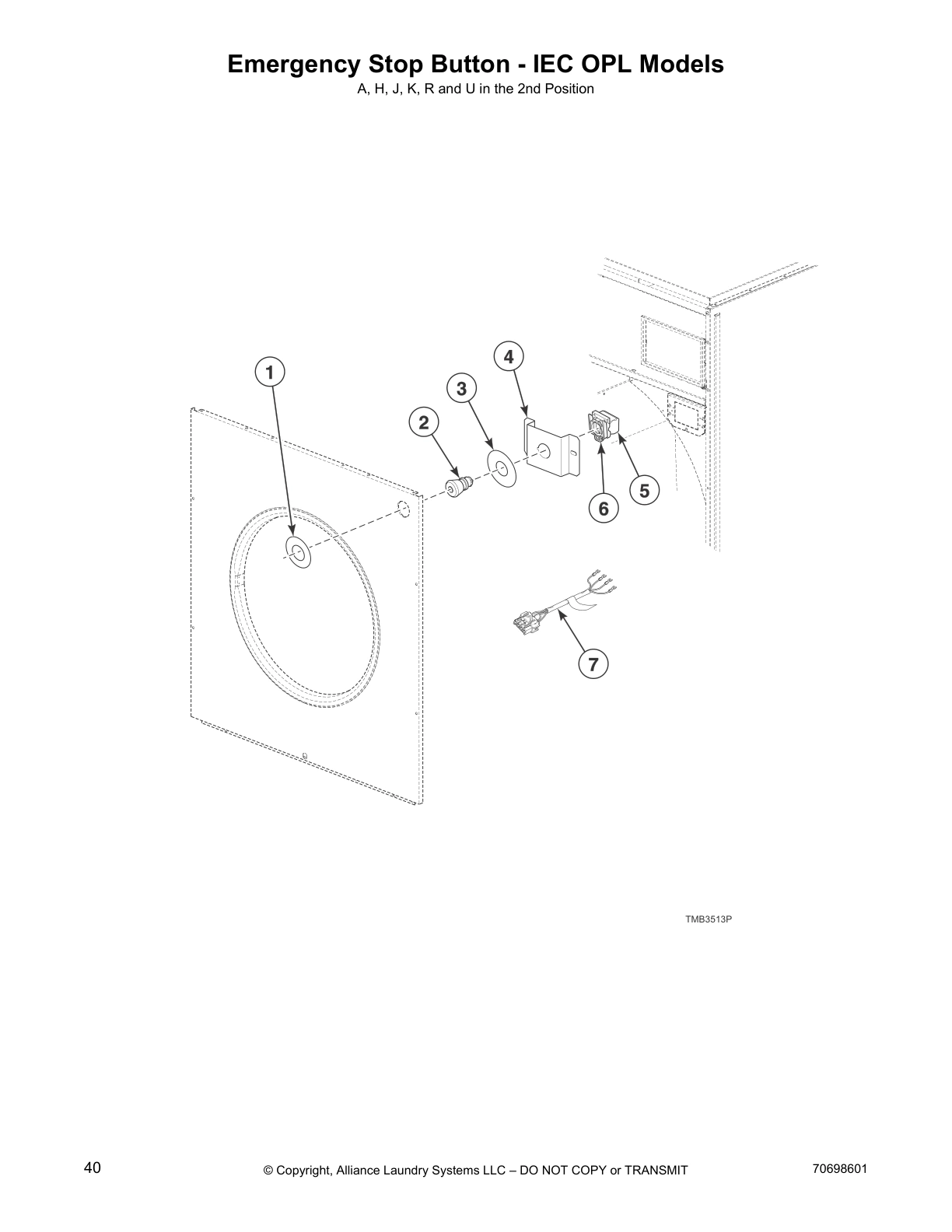 Emergency Stop Button - IEC OPL Models