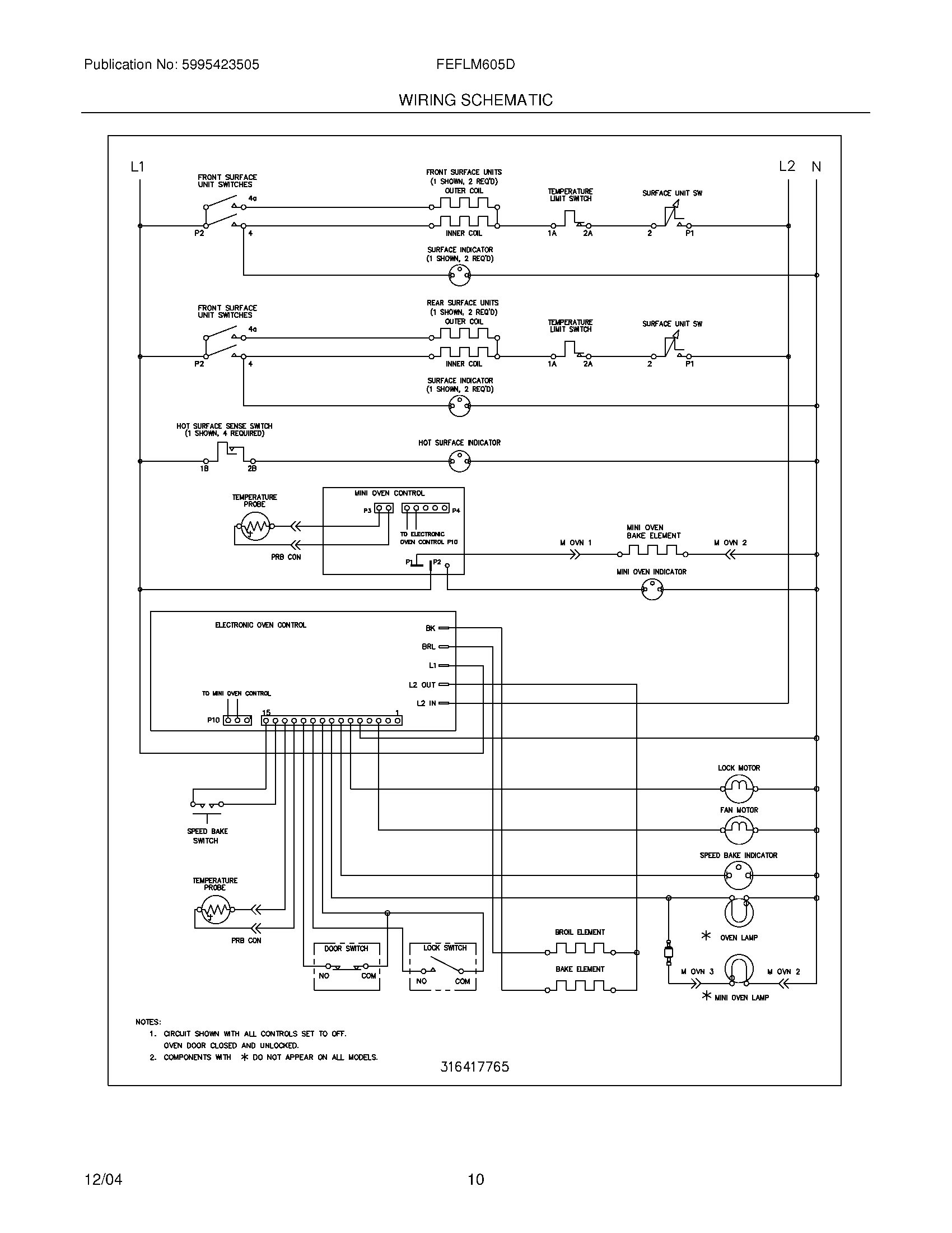 10 - WIRING SCHEMATIC