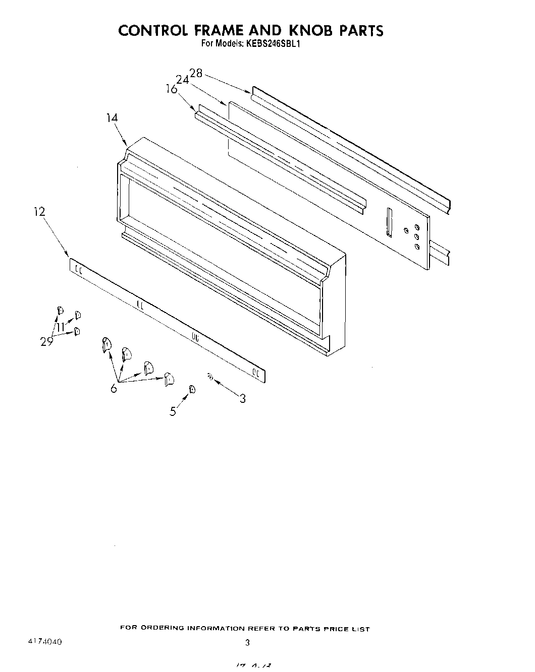 03 - CONTROL FRAME AND KNOB