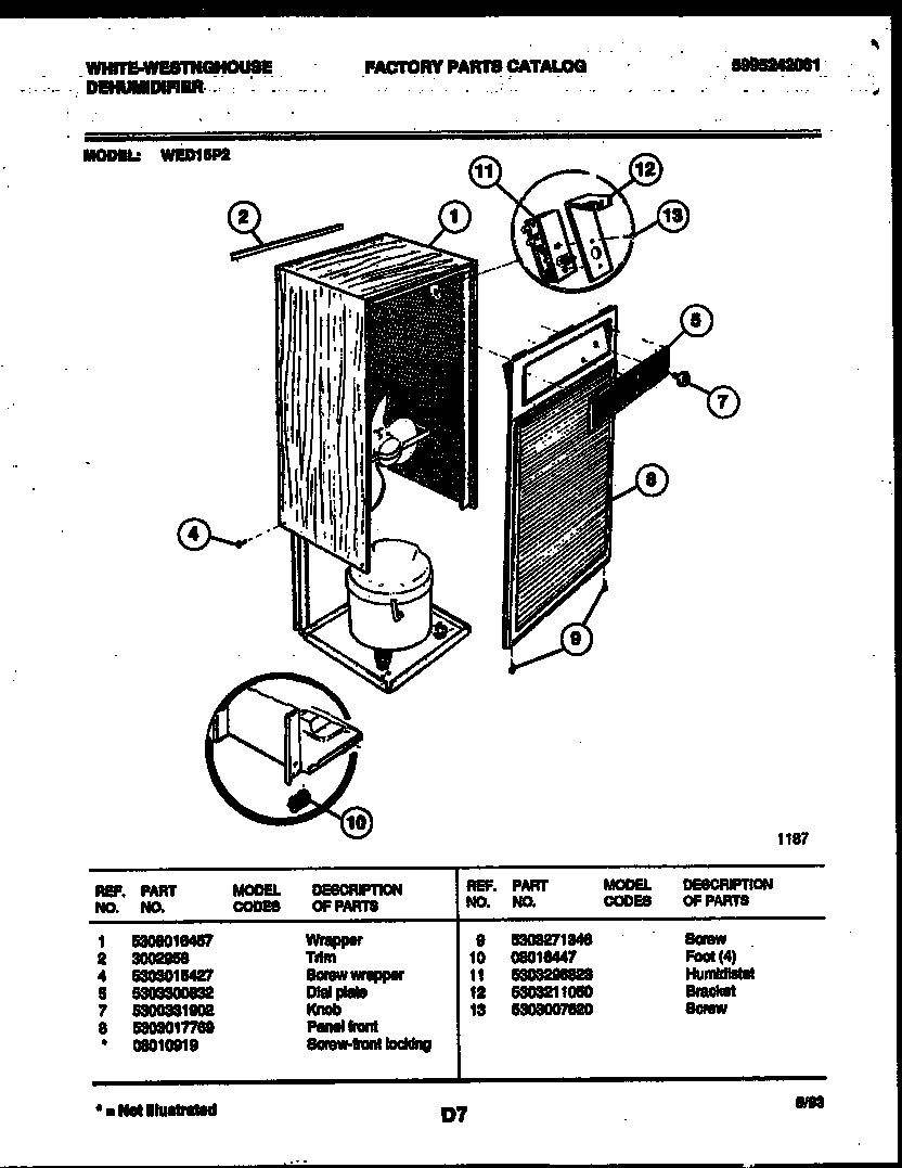 02 - CABINET AND CONTROL PARTS