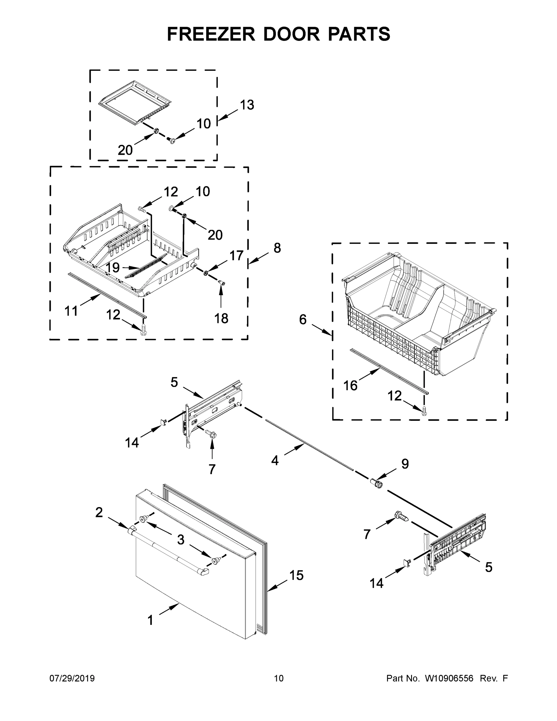 06 - FREEZER DOOR PARTS