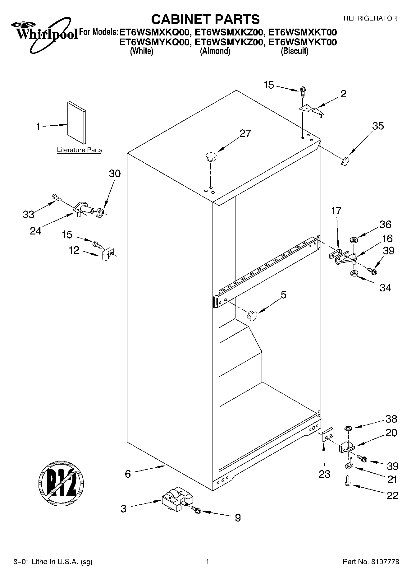 01 - CABINET, LITERATURE