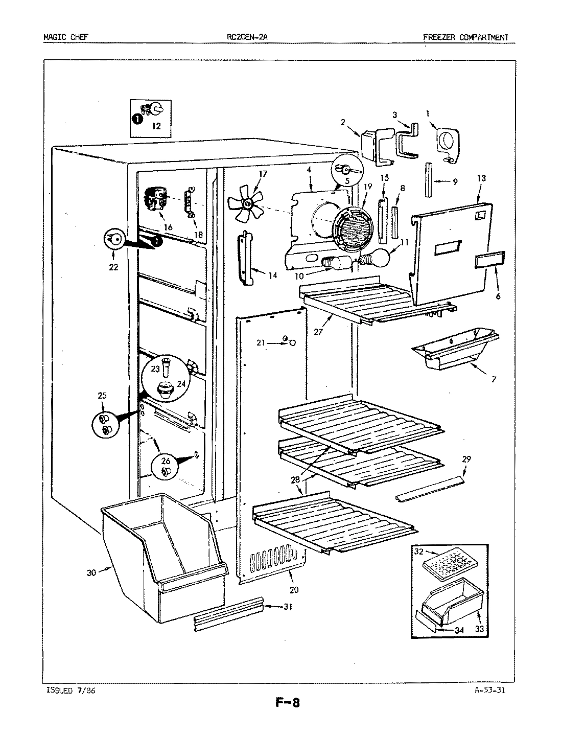 01 - FREEZER COMPARTMENT