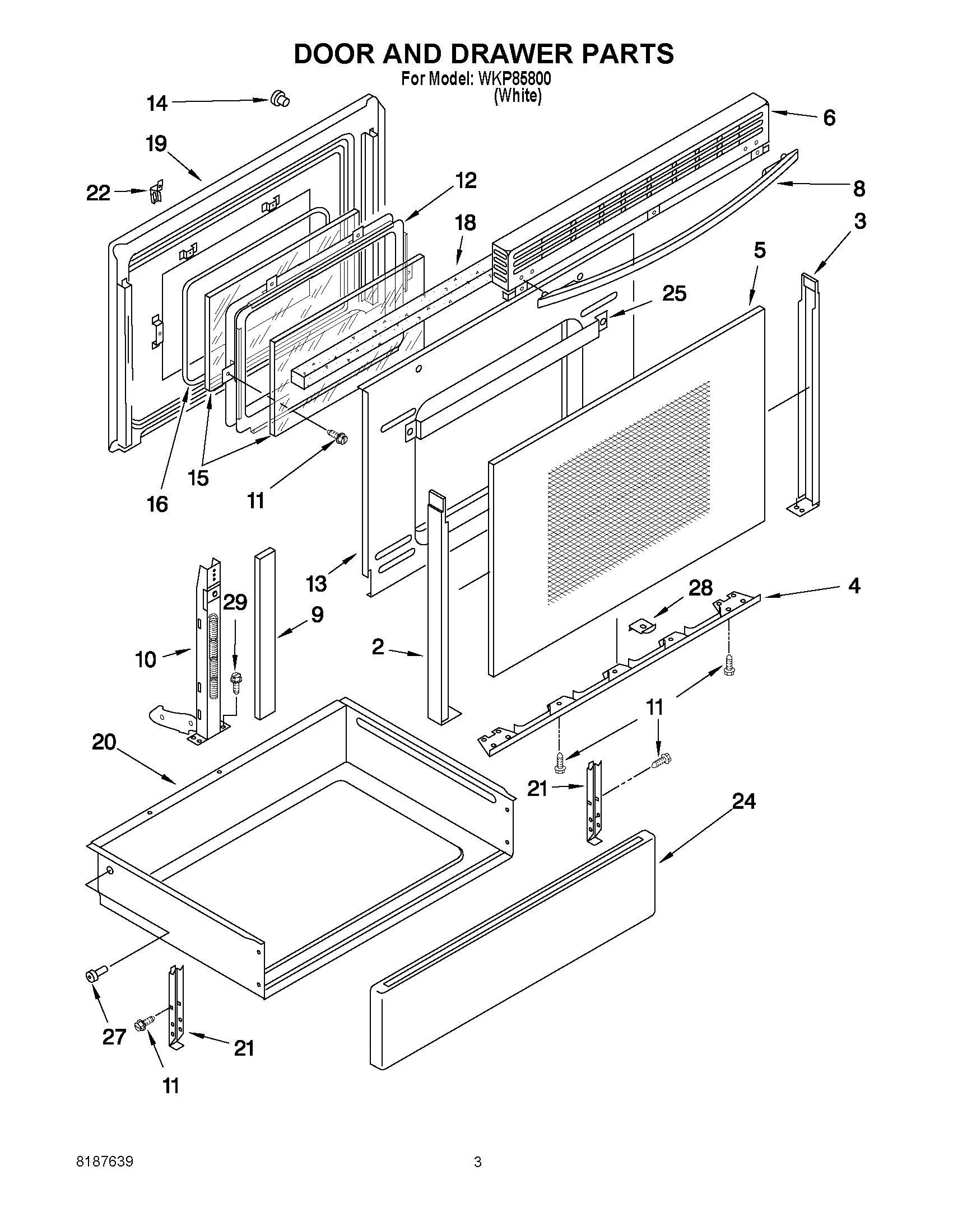 03 - DOOR AND DRAWER PARTS