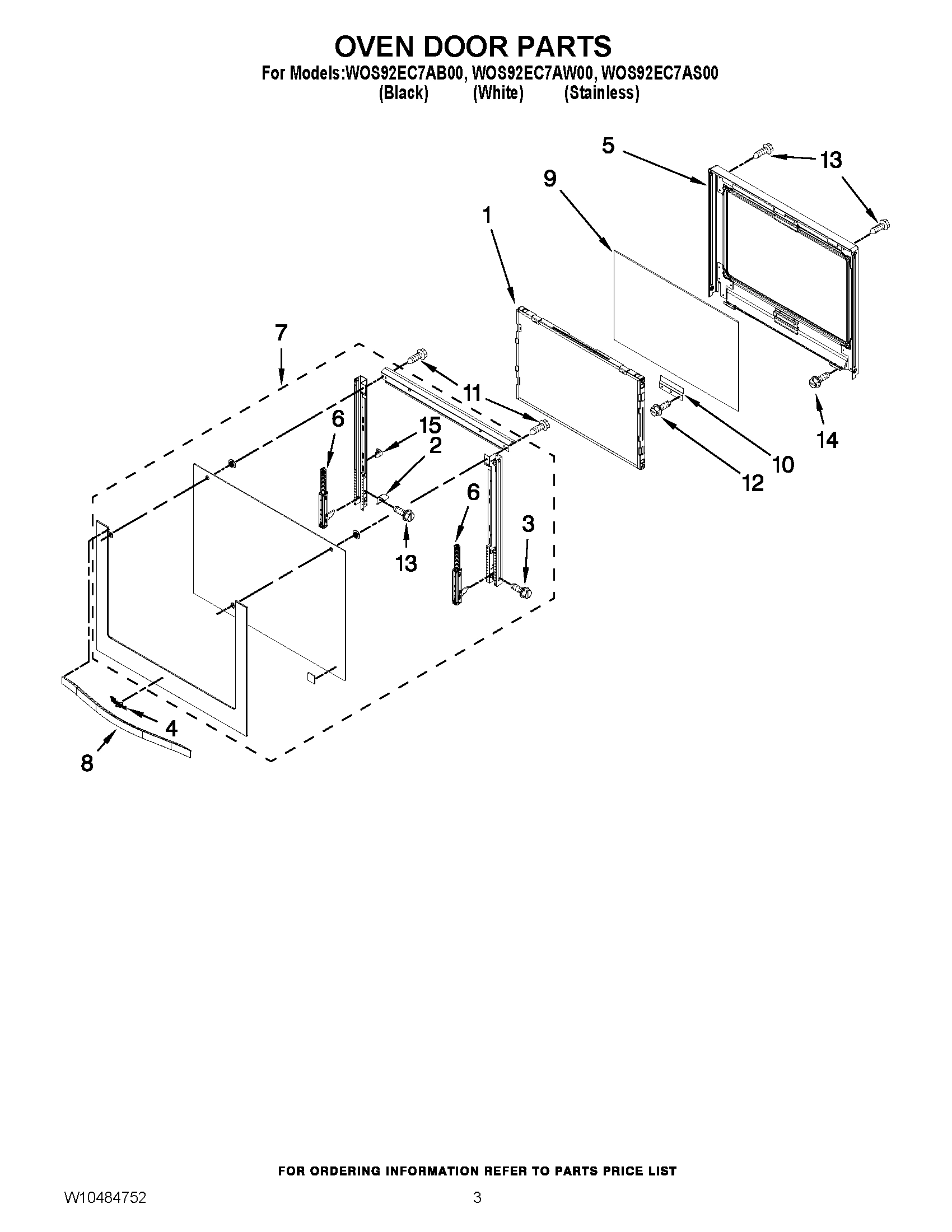 02 - OVEN DOOR PARTS