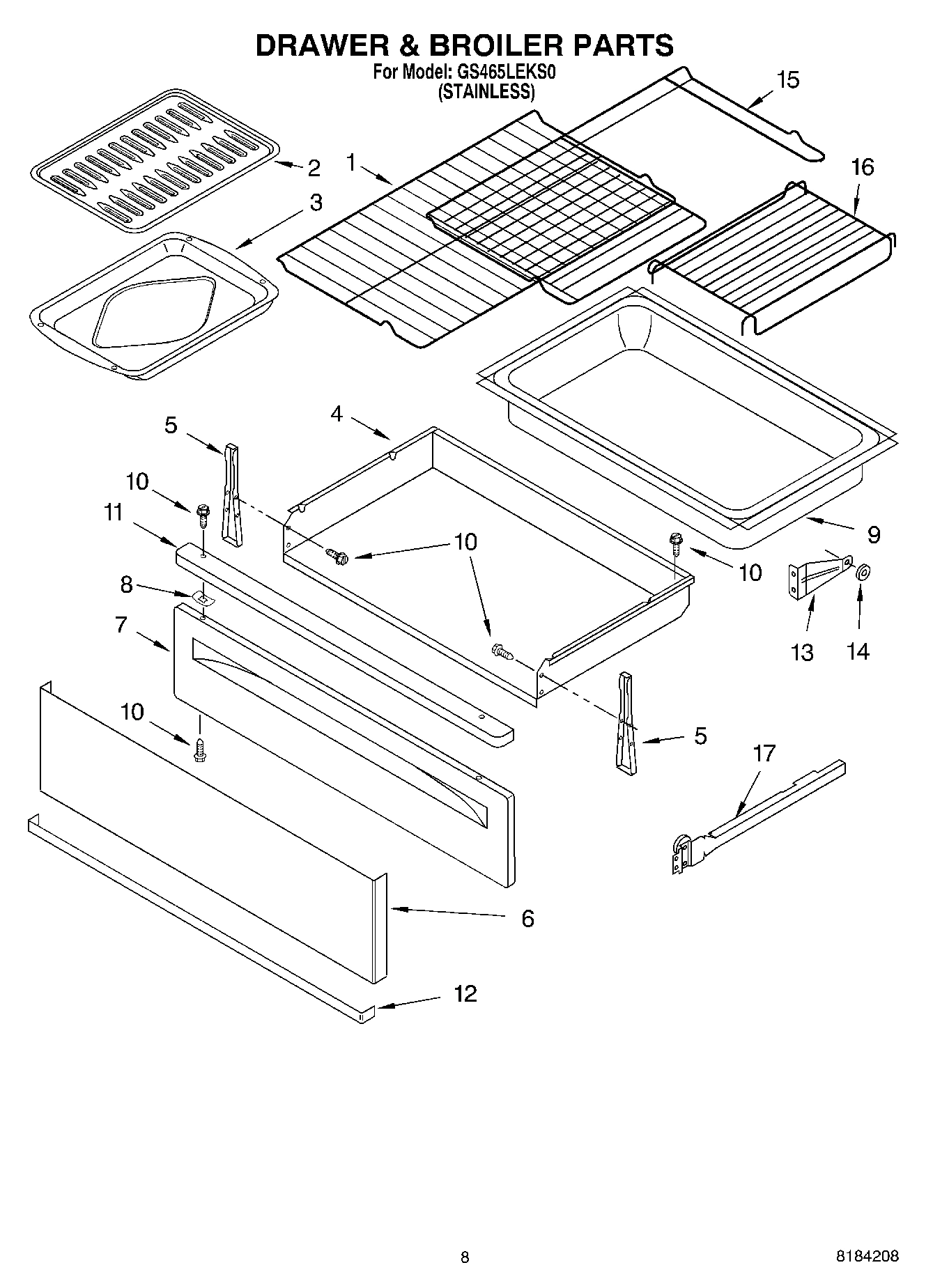 06 - DRAWER AND BROILER, OPTIONAL