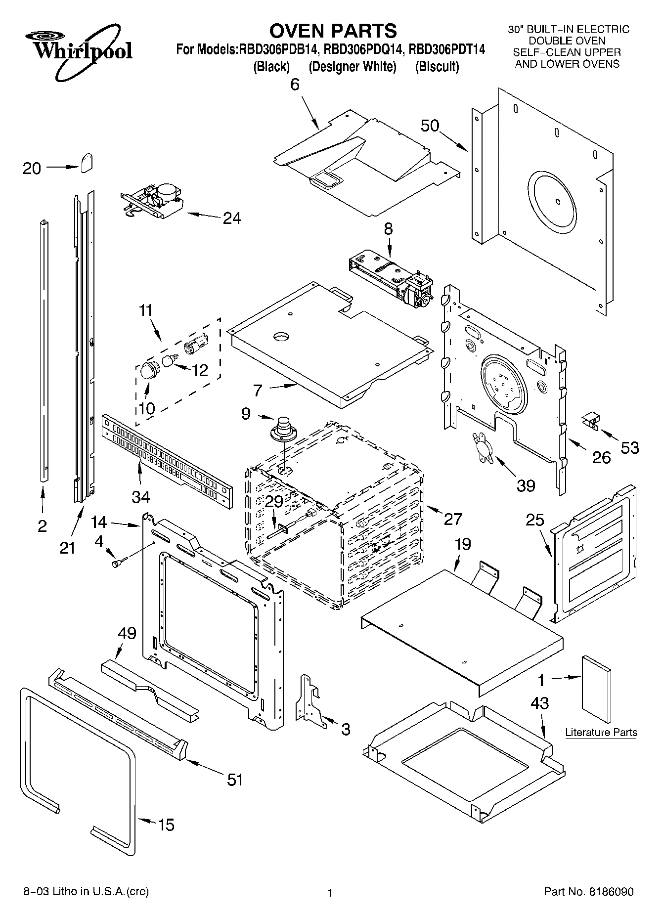 01 - OVEN PARTS