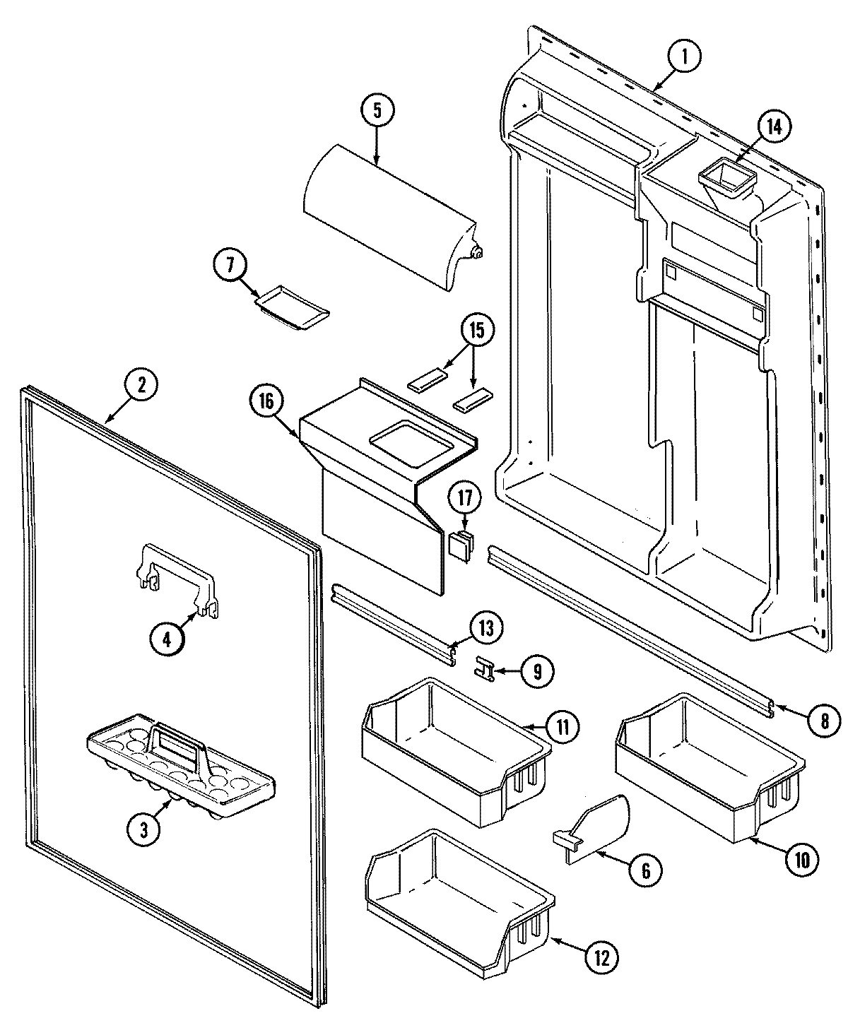 05 - FRESH FOOD INNER DOOR