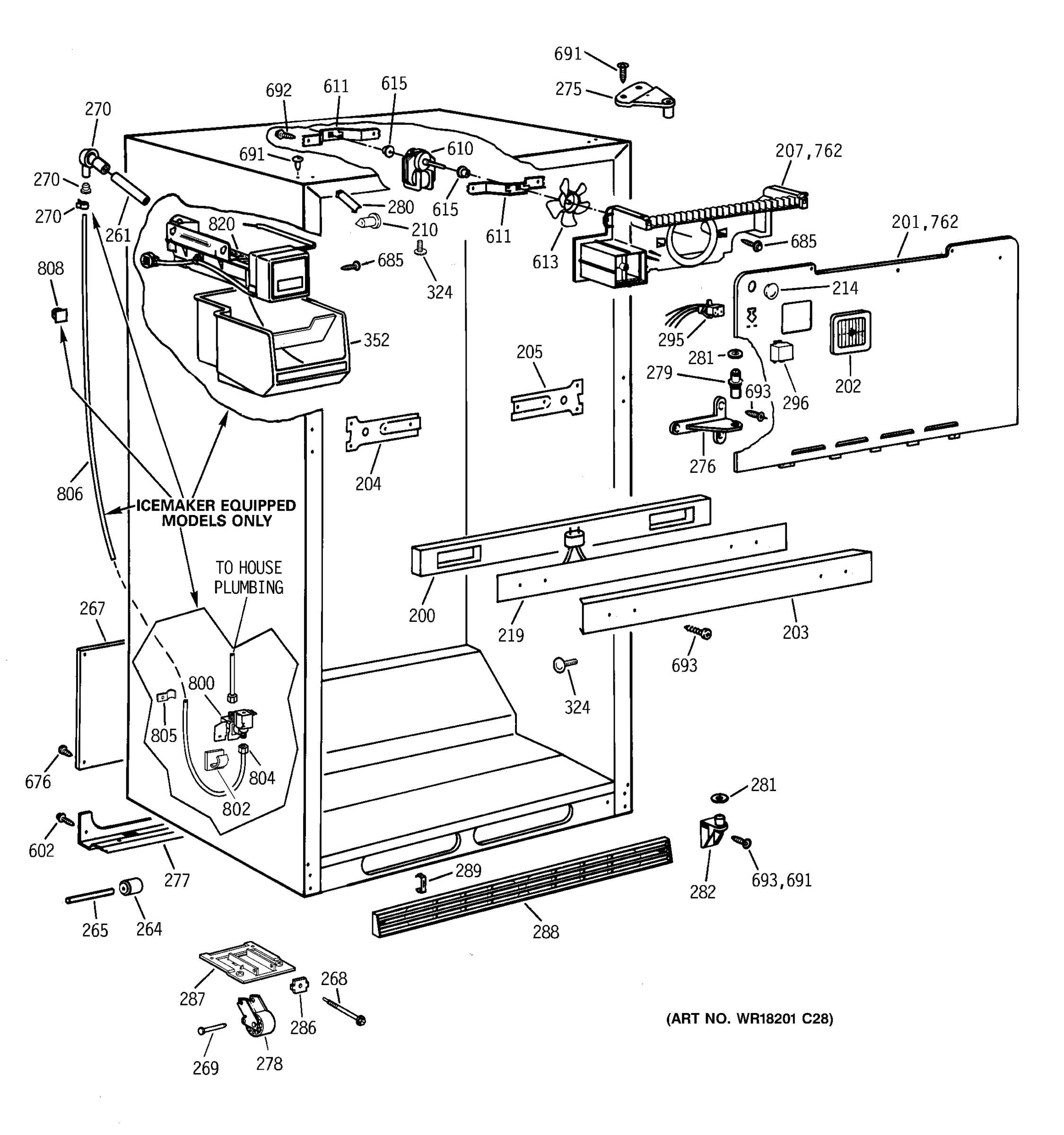 CABINET PARTS