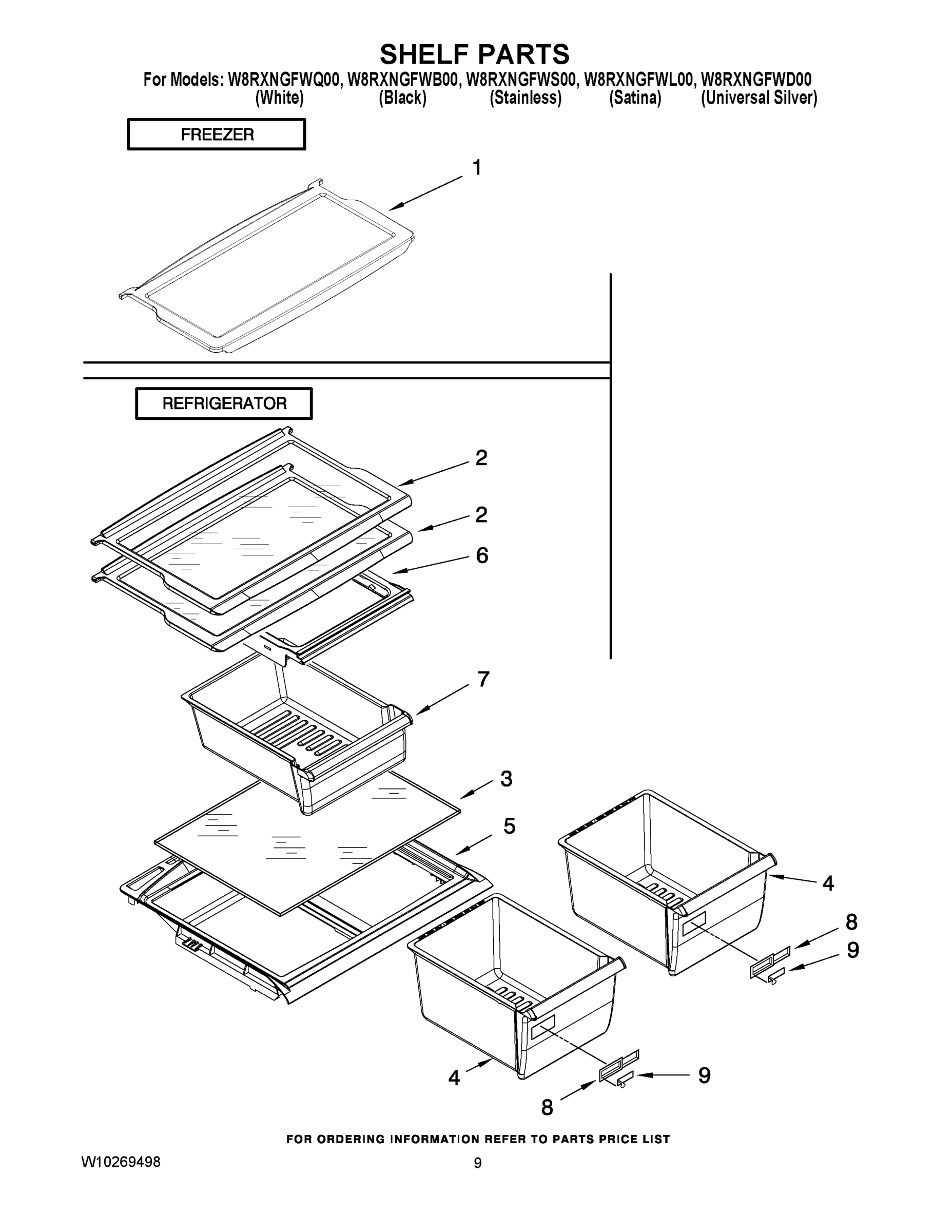 05 - SHELF PARTS