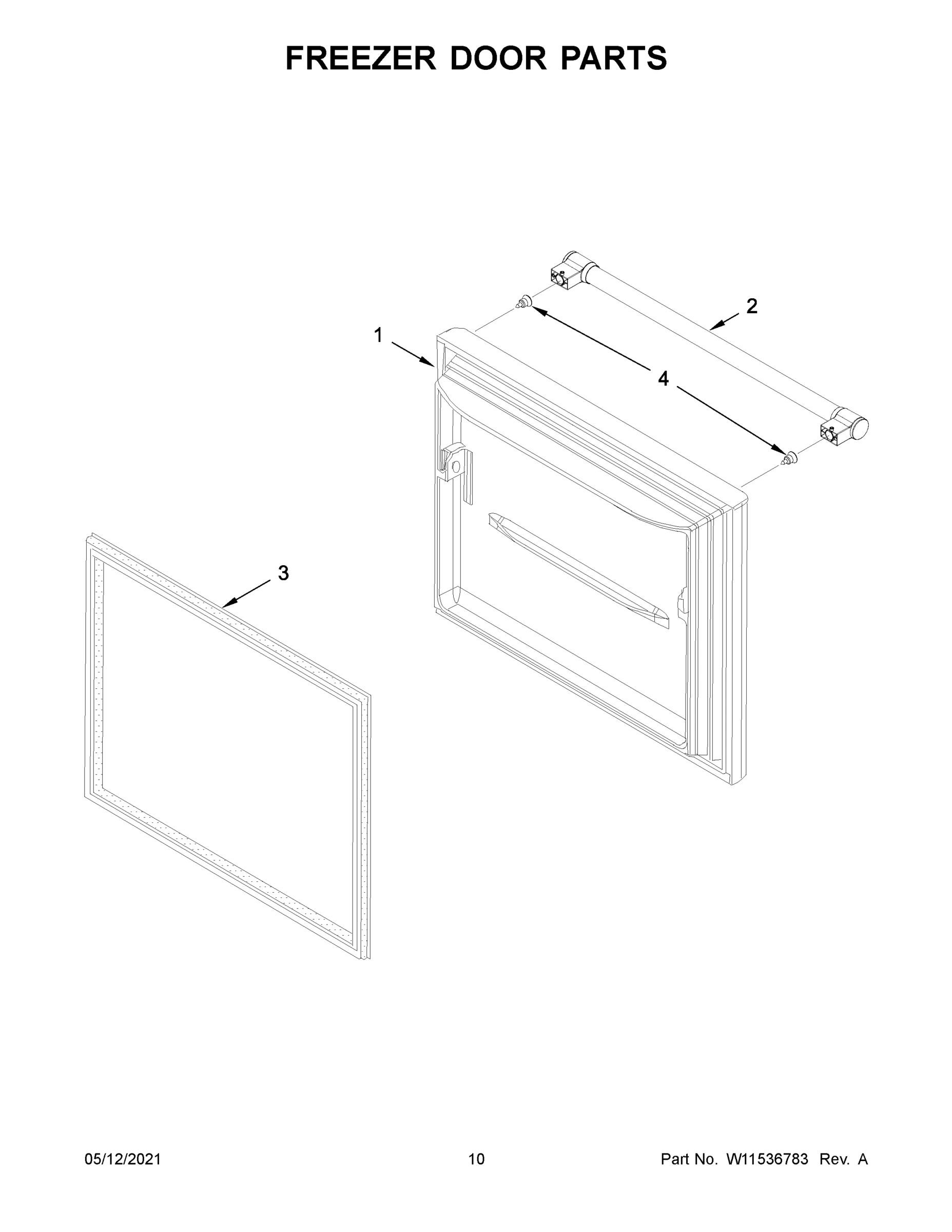 06 - FREEZER DOOR PARTS