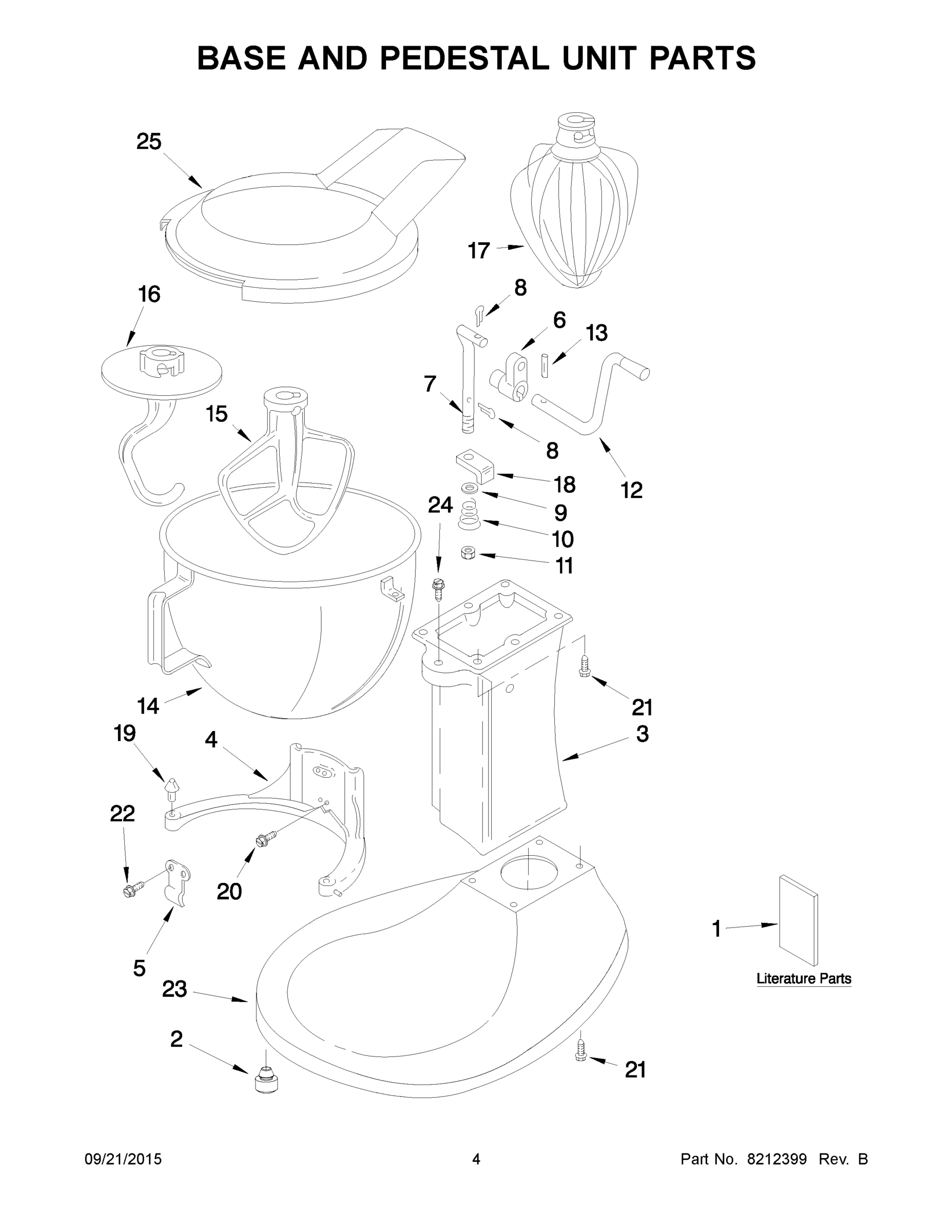 03 - BASE AND PEDESTAL UNIT PARTS