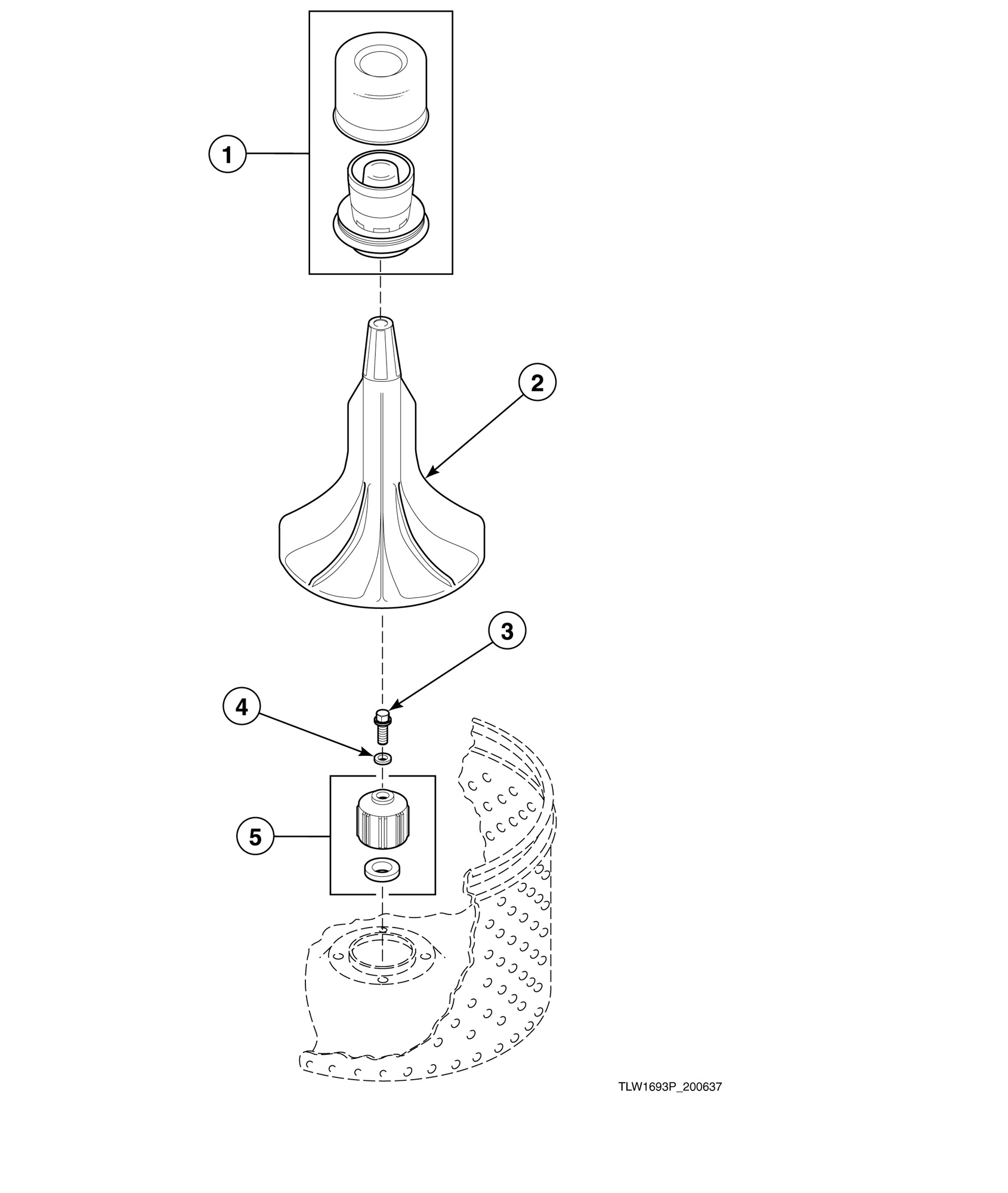 Agitator, Drive Bell and Seal Kit