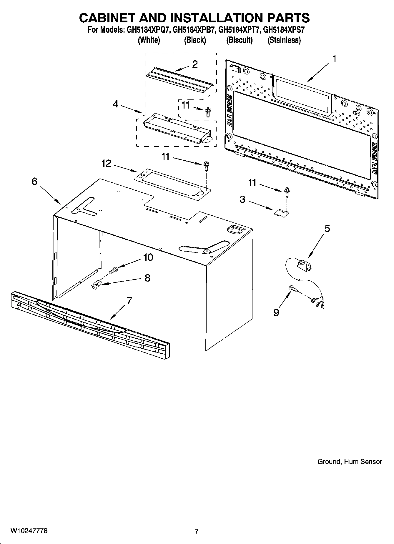 06 - CABINET AND INSTALLATION PARTS