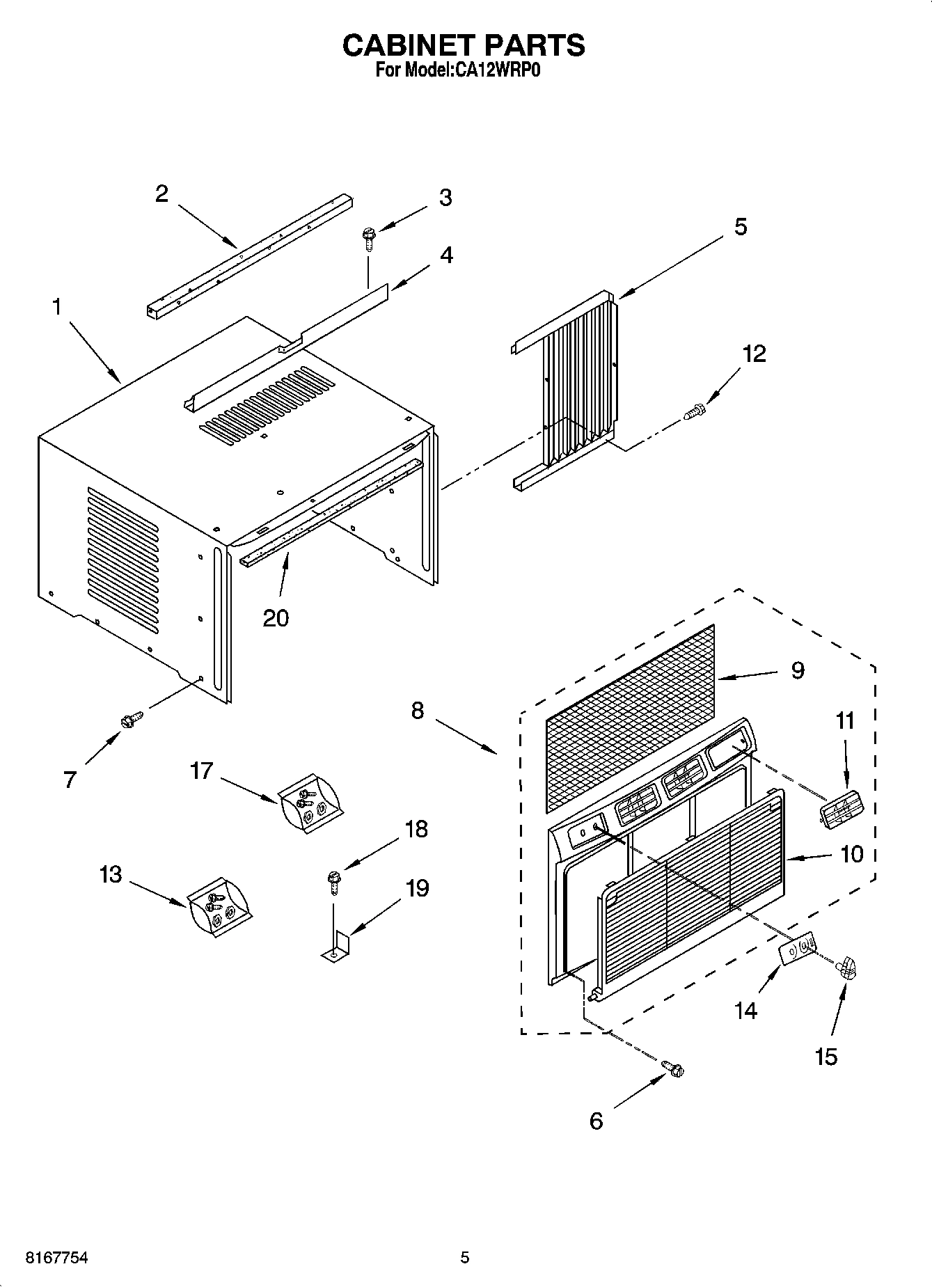 03 - CABINET PARTS, OPTIONAL PARTS (NOT INCLUDED)