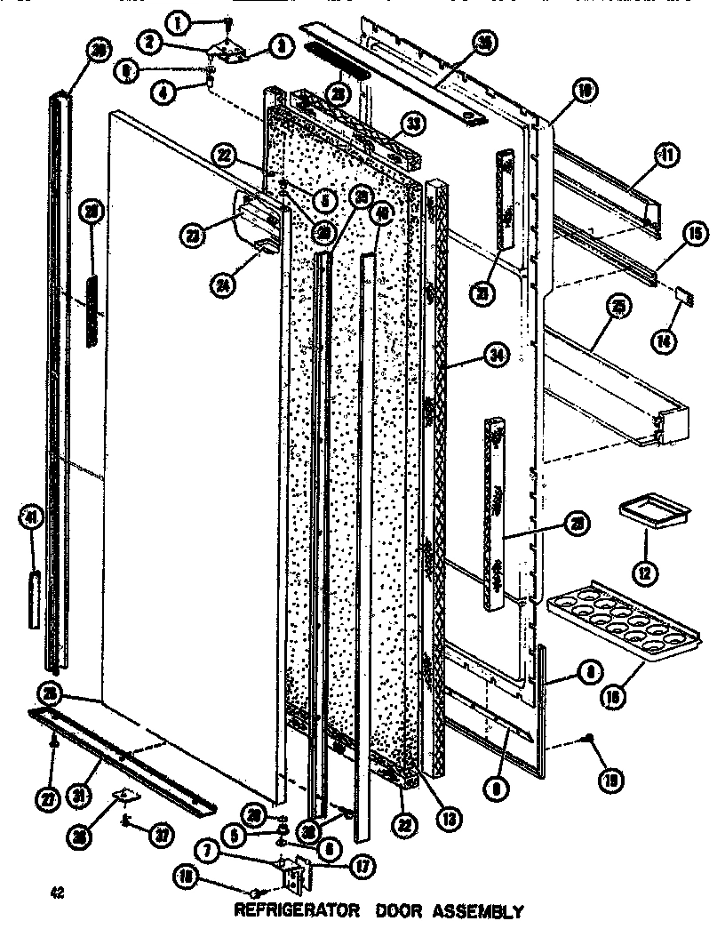 11 - REF DOOR ASSY
