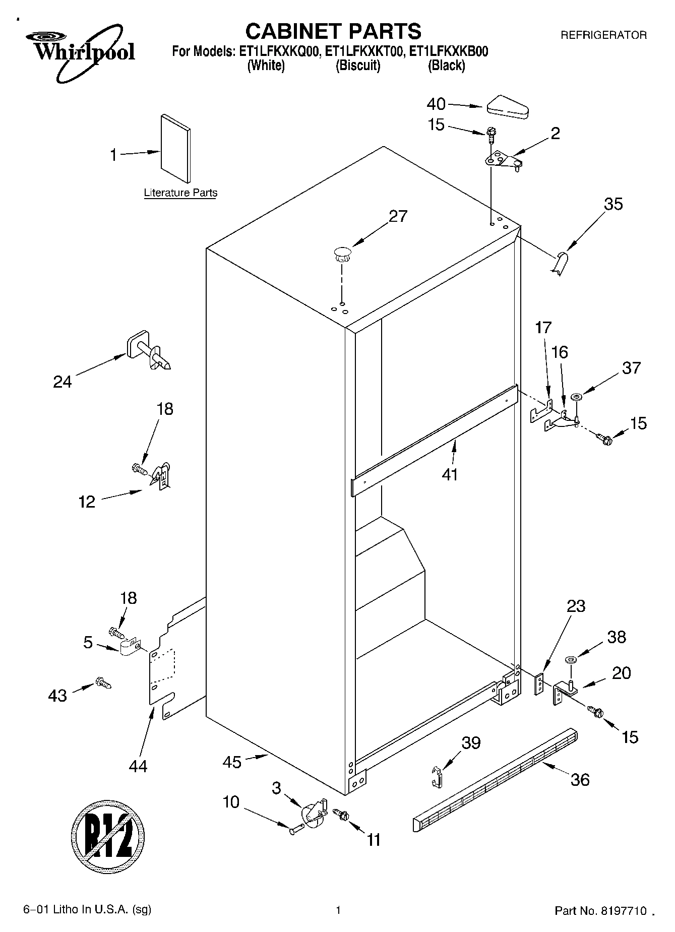 01 - CABINET, LITERATURE