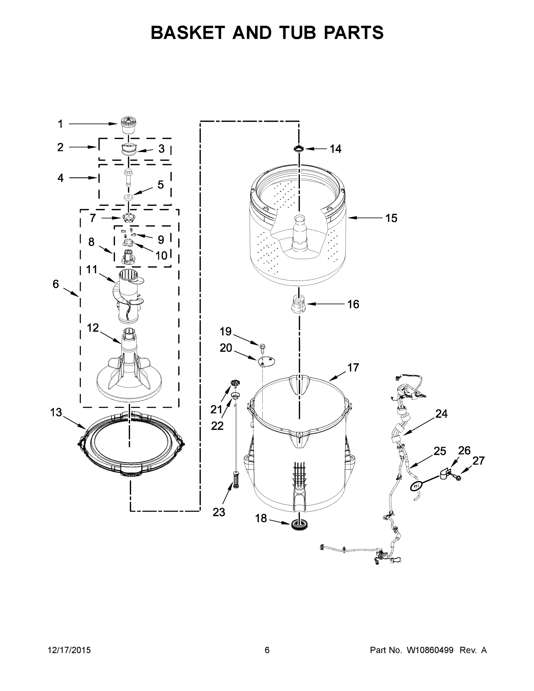 04 - BASKET AND TUB PARTS