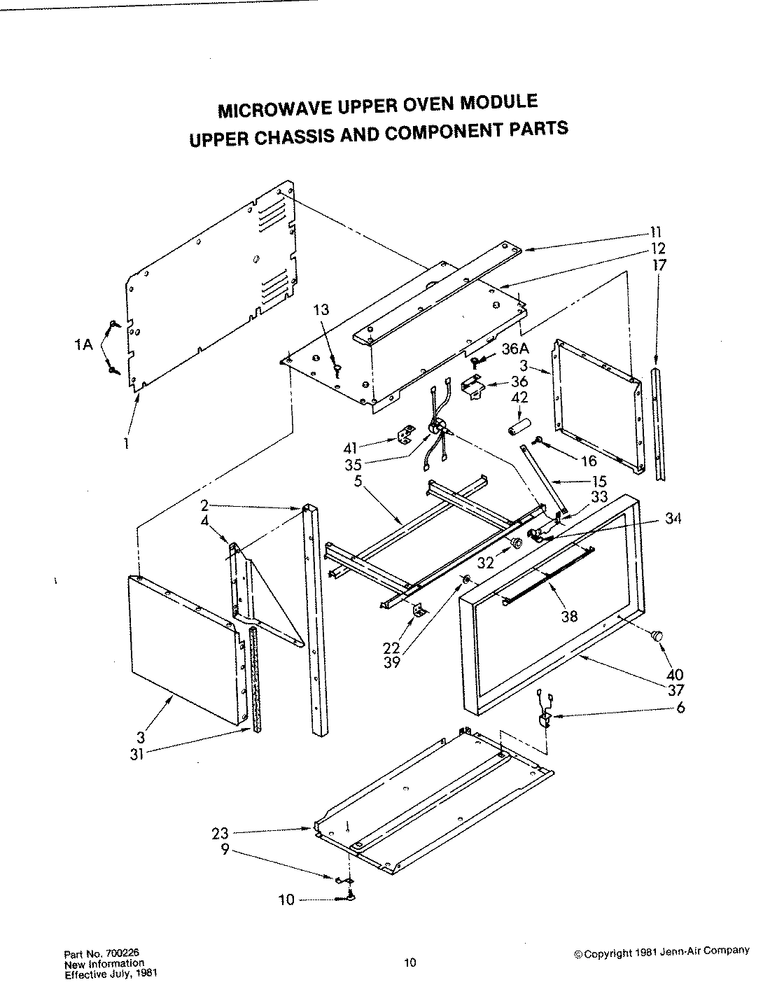 06 - MICROWAVE COMPONENTS-UPPER & CHASSIS