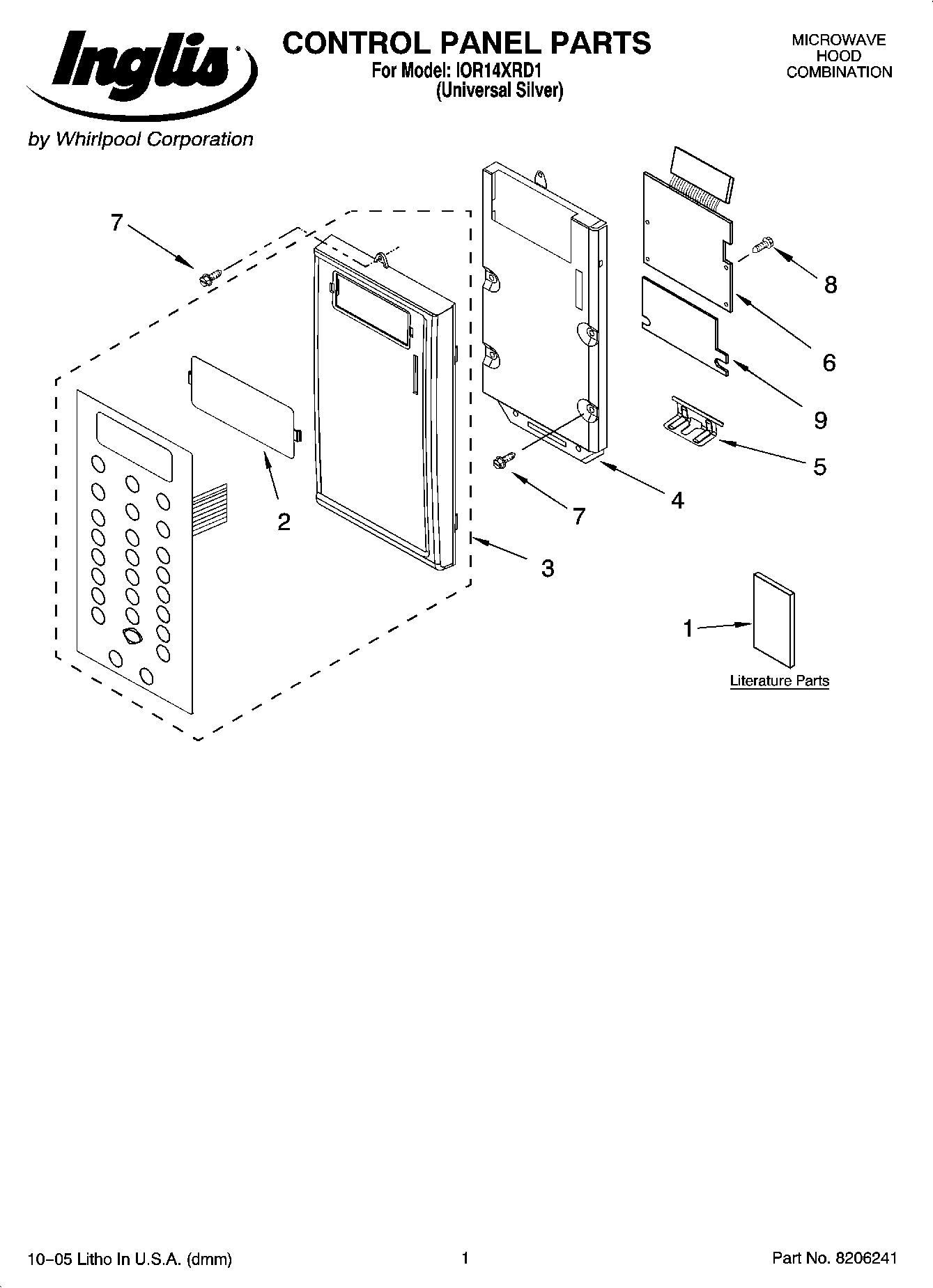 01 - CONTROL PANEL PARTS