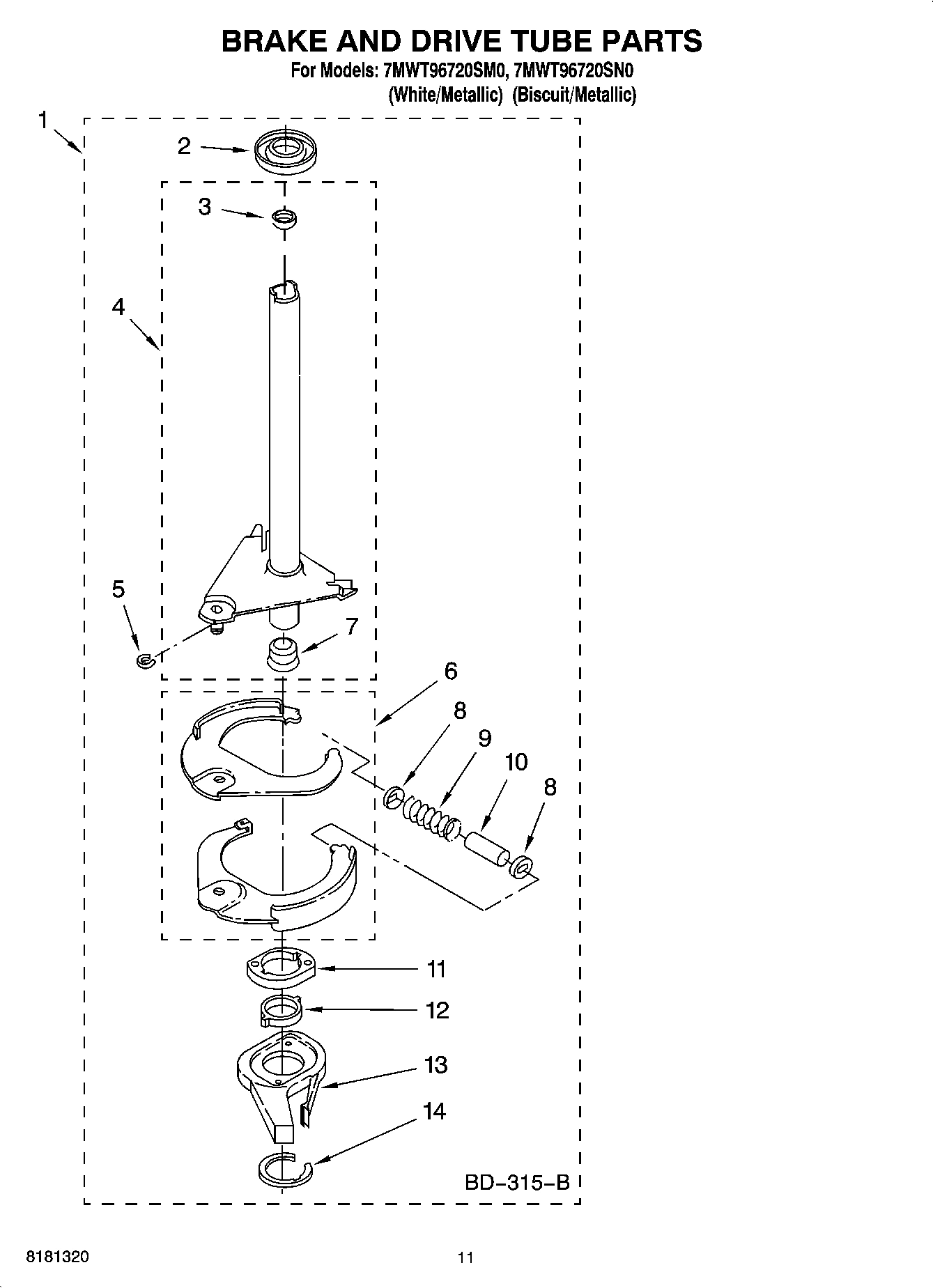07 - BRAKE AND DRIVE TUBE PARTS
