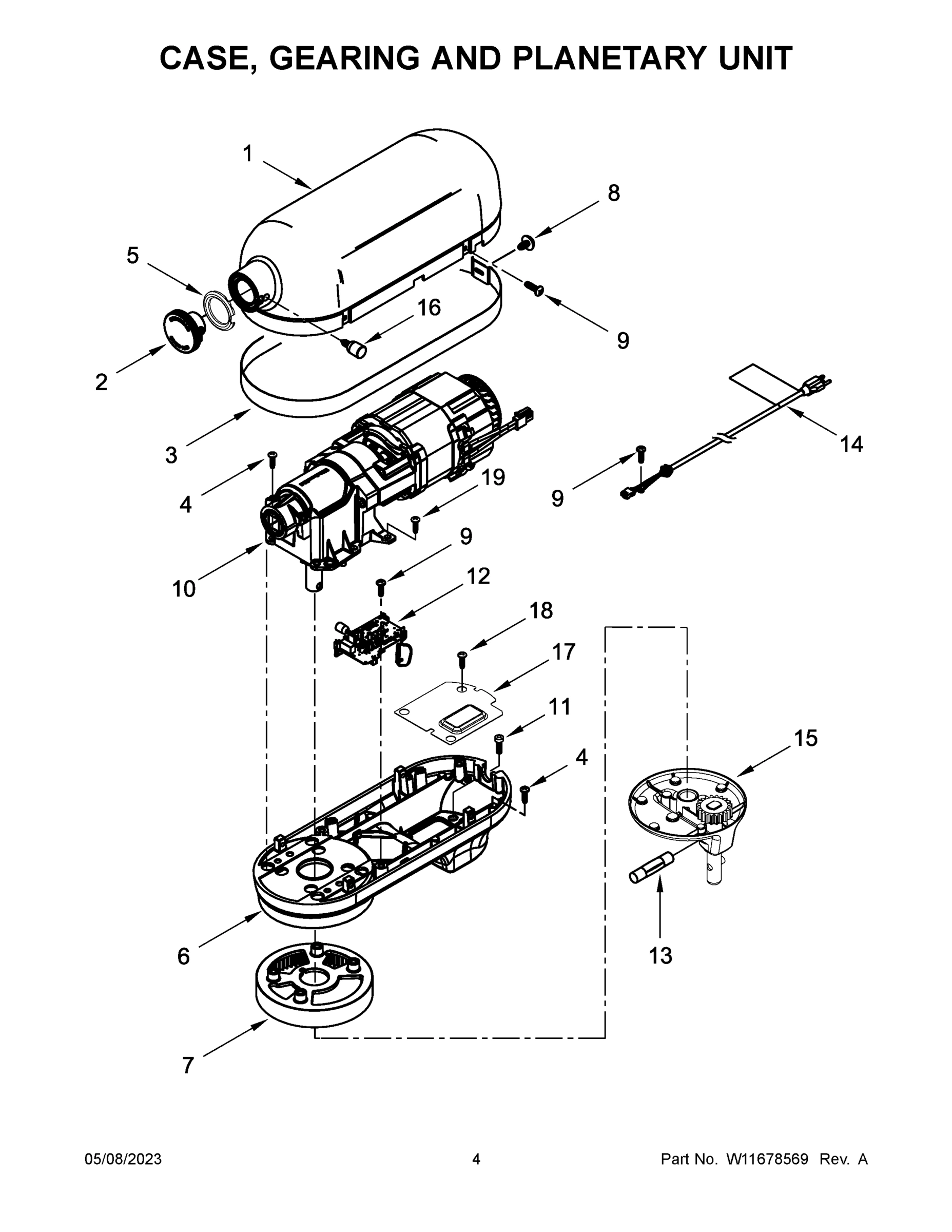 03 - CASE, GEARING AND PLANETARY UNIT
