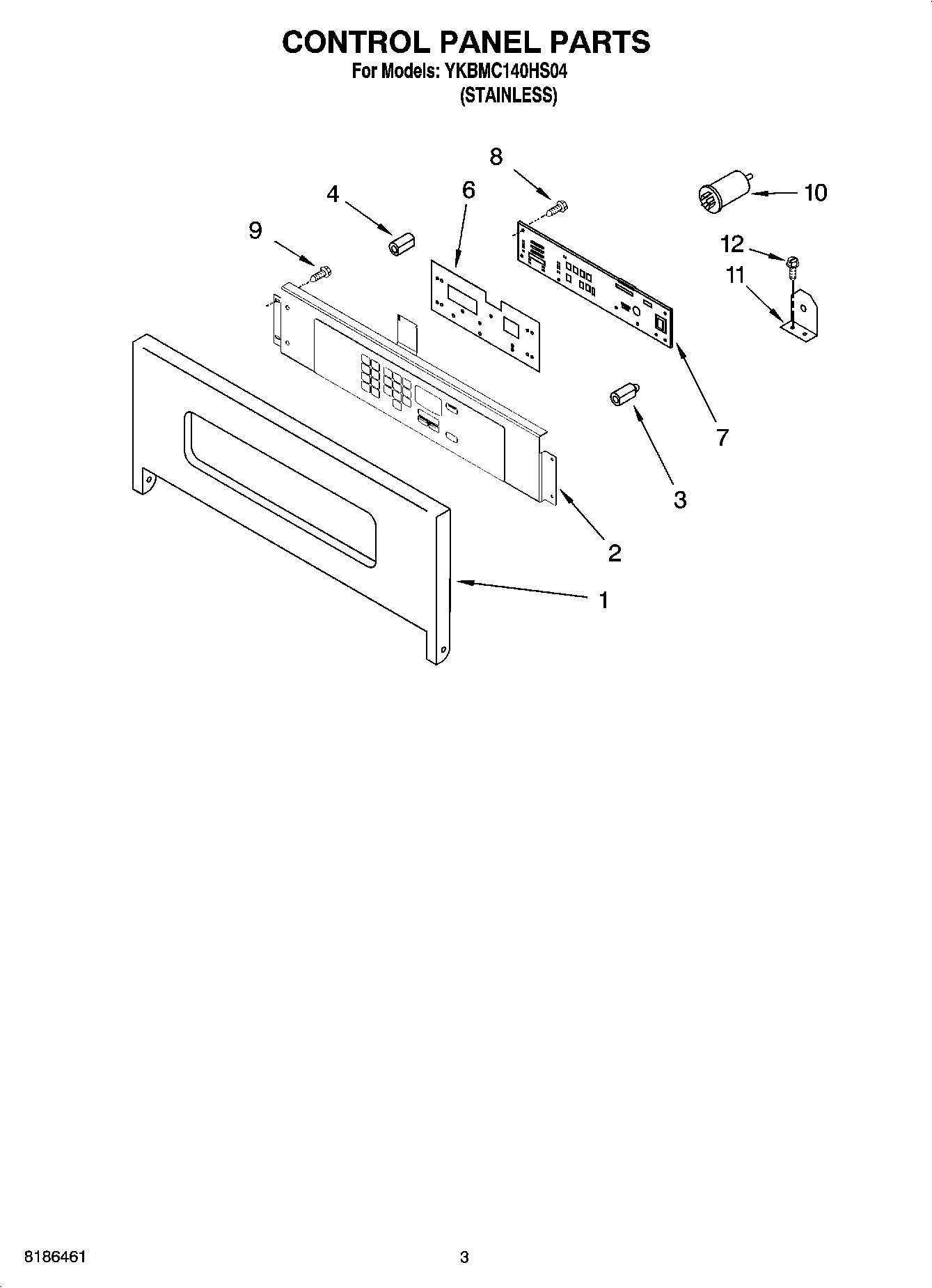 02 - CONTROL PANEL PARTS