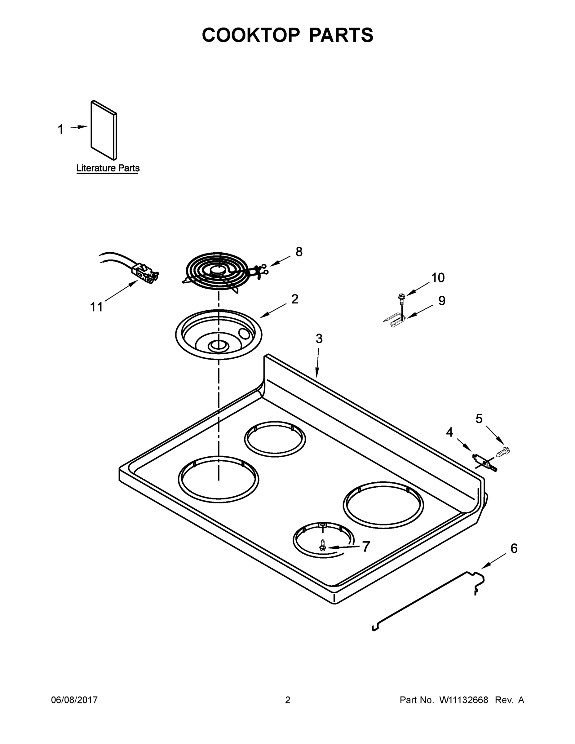 02 - COOKTOP PARTS