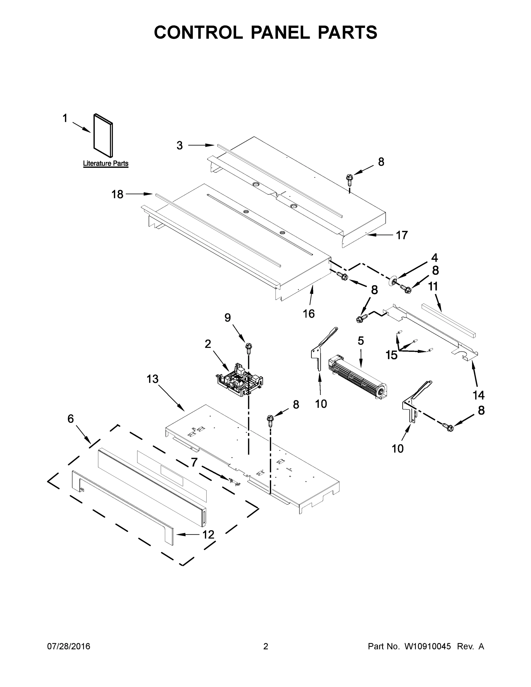02 - CONTROL PANEL PARTS