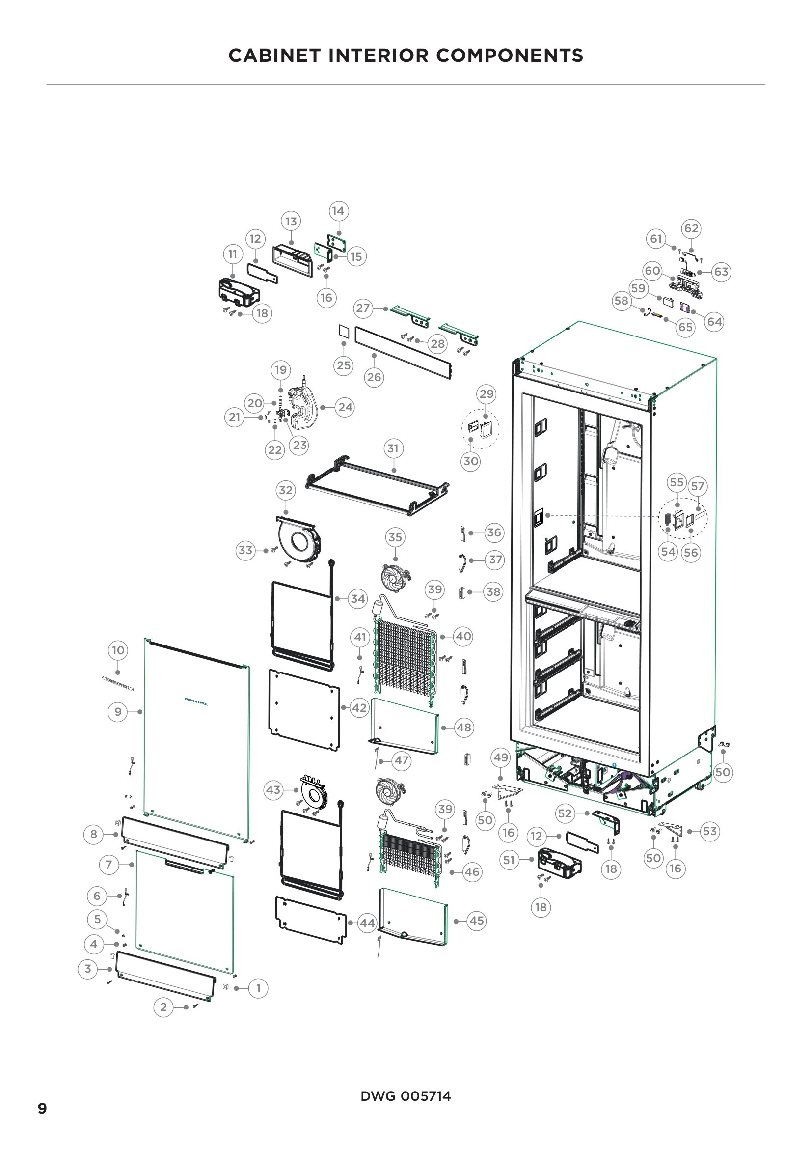 CABINET INTERIOR COMPONENTS