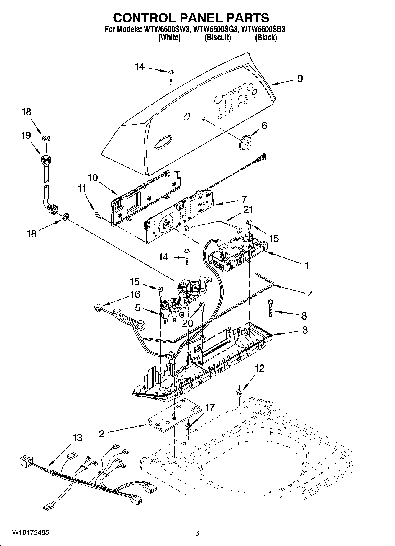 02 - CONTROL PANEL PARTS