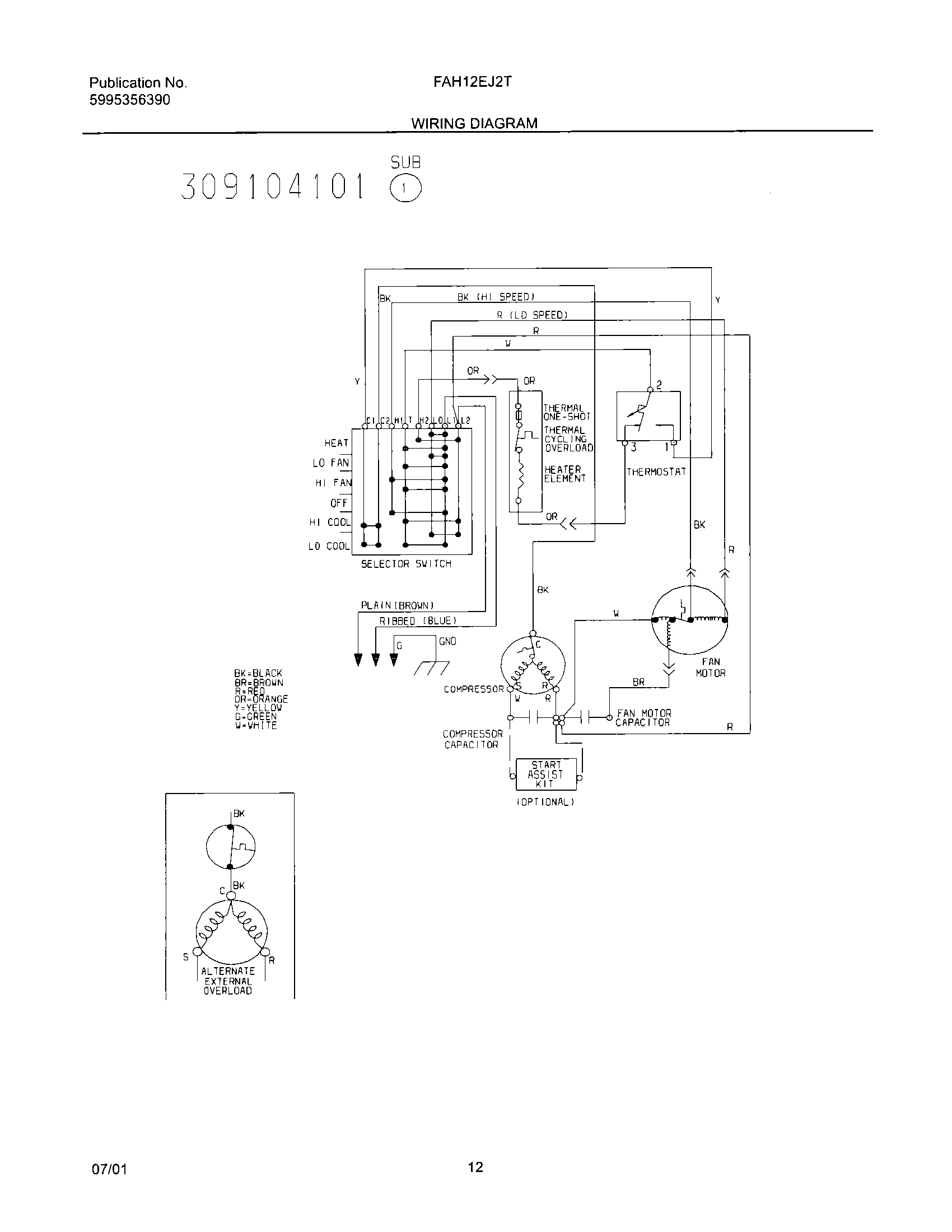 12 - WIRING DIAGRAM
