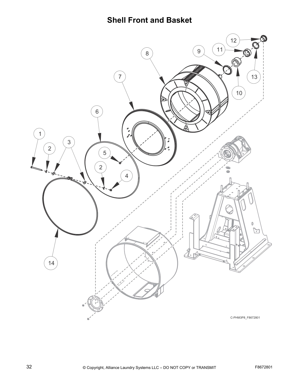 Shell Front and Basket