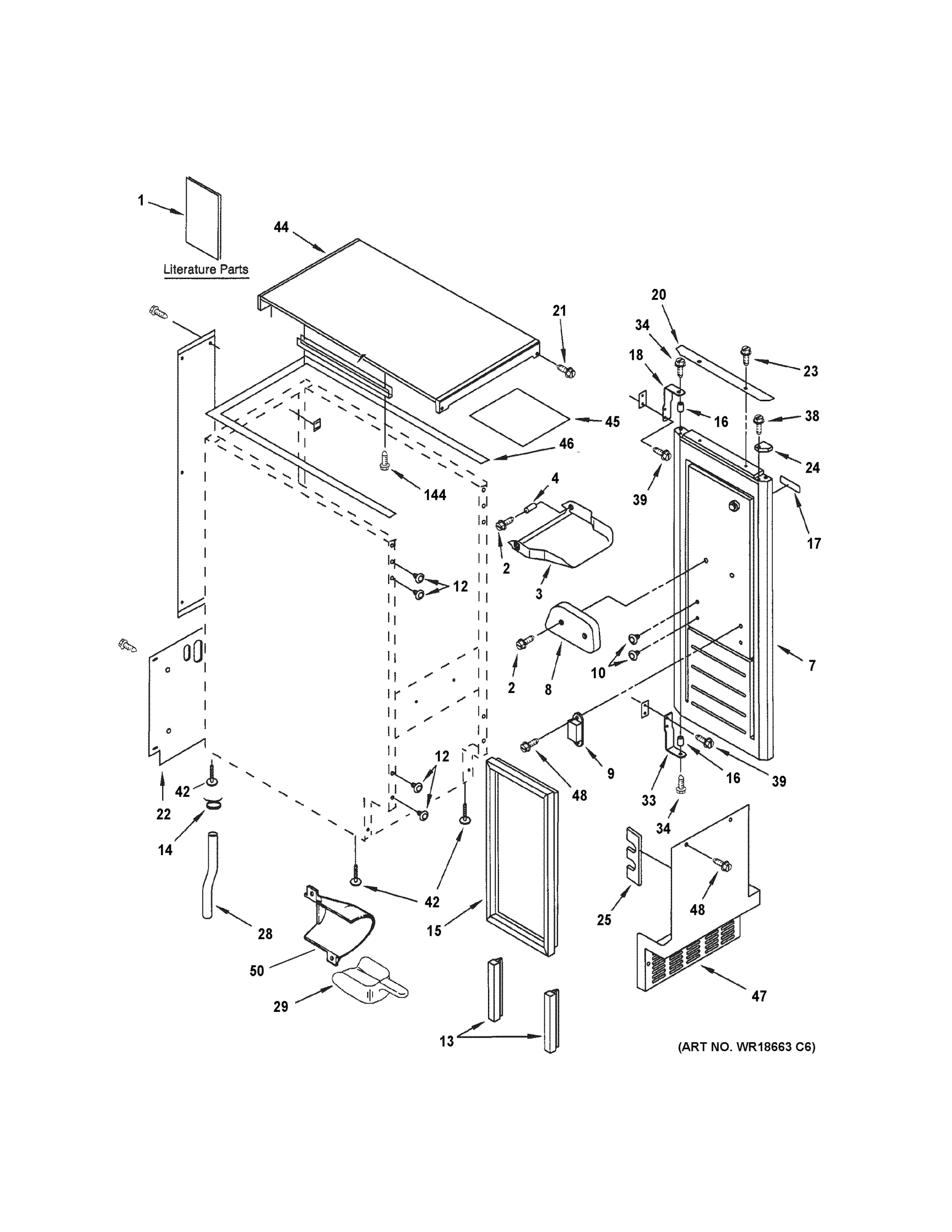 CABINET, LINER & DOOR PARTS