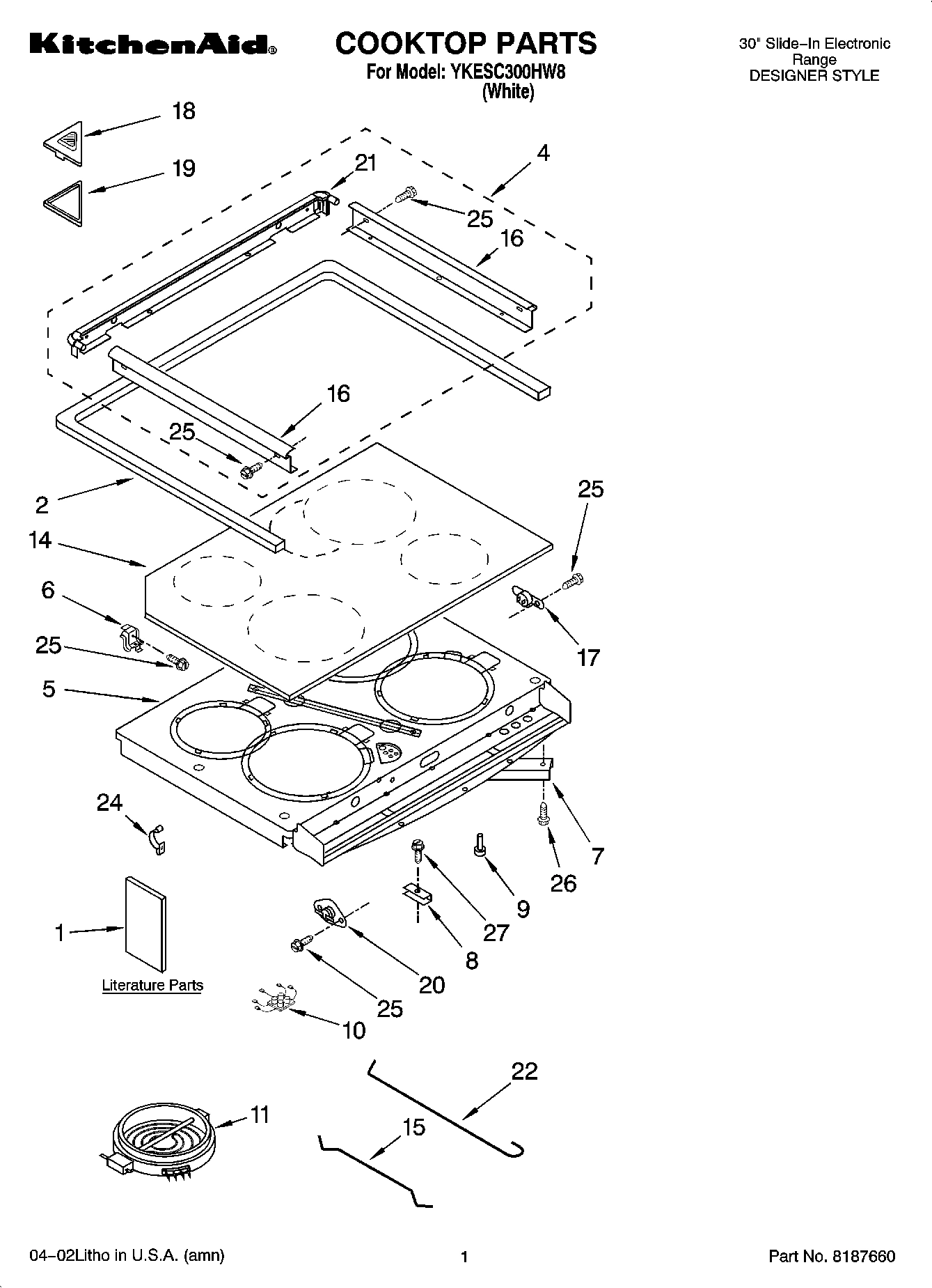 01 - COOKTOP PARTS
