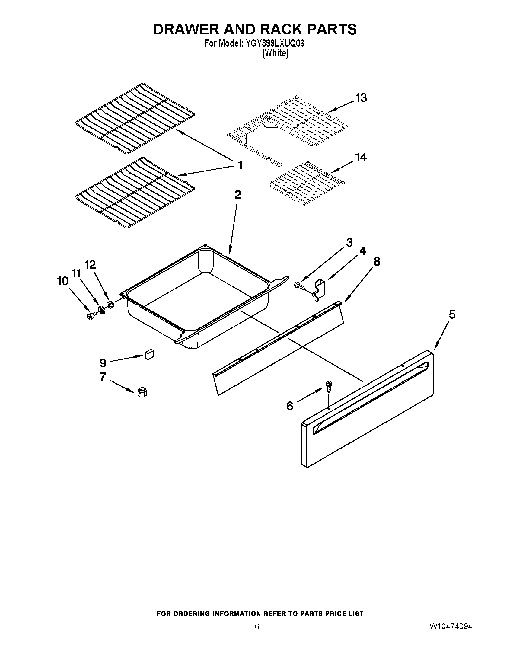 05 - DRAWER AND RACK PARTS