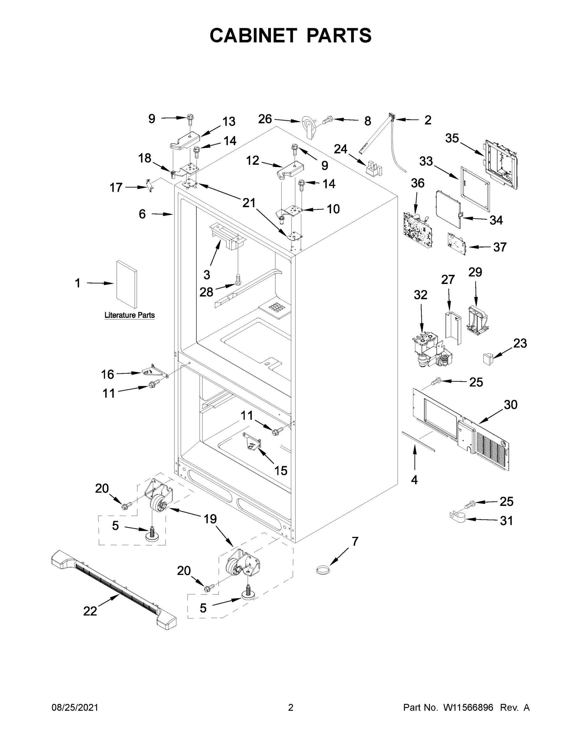 02 - CABINET PARTS