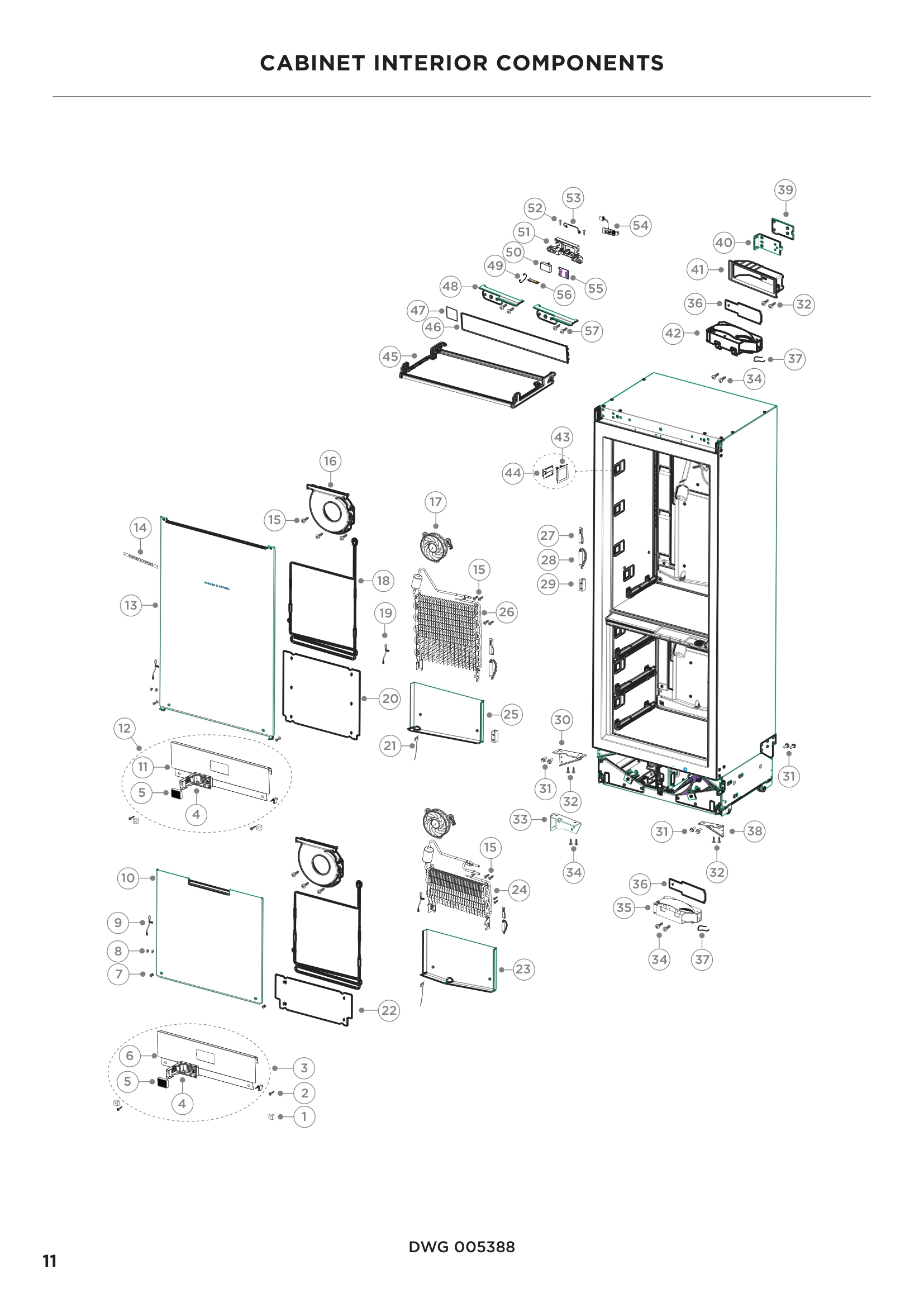 CABINET INTERIOR COMPONENTS