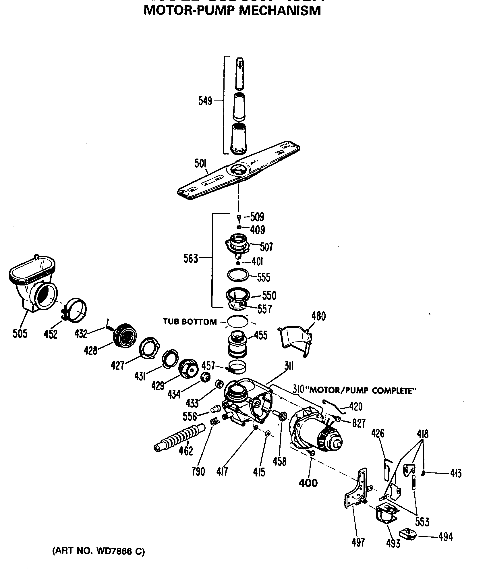 MOTOR-PUMP MECHANISM