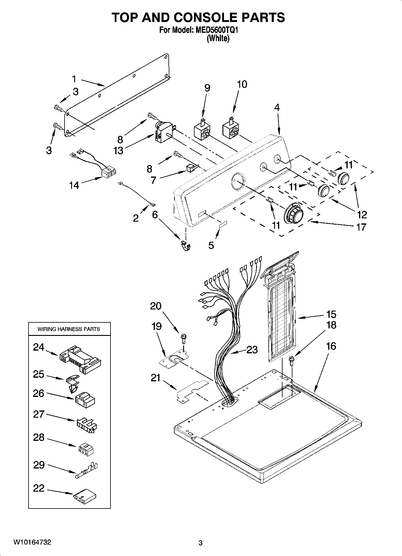 02 - TOP AND CONSOLE PARTS