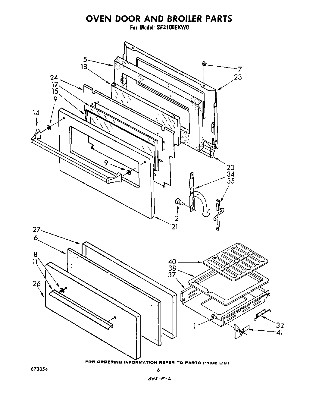 04 - OVEN DOOR AND BROILER