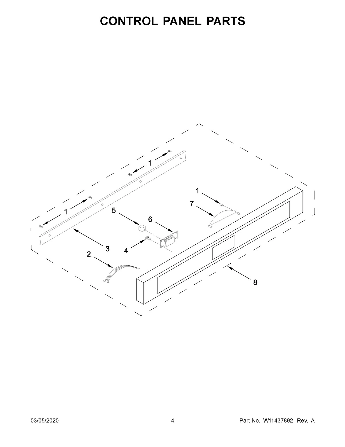 03 - CONTROL PANEL PARTS