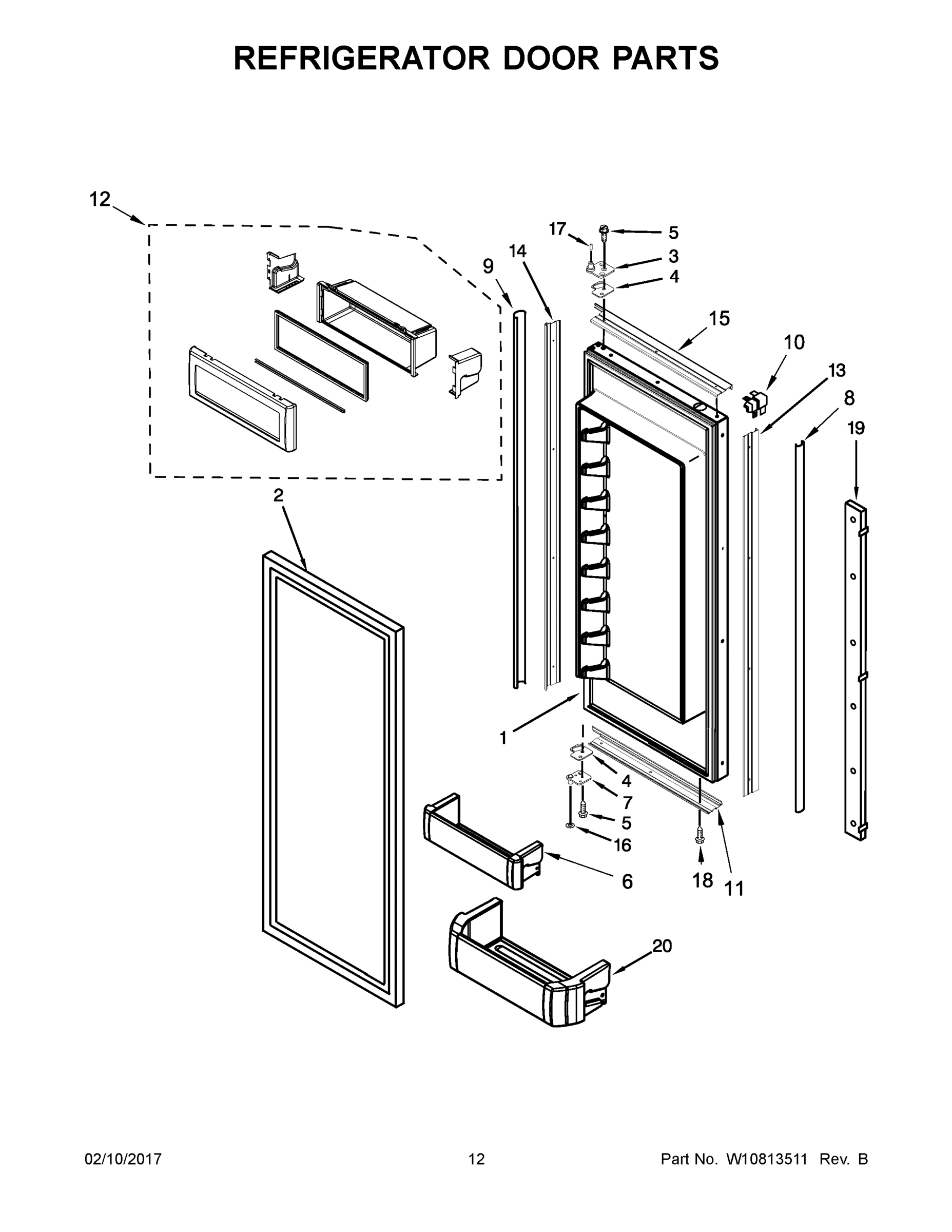 07 - REFRIGERATOR DOOR PARTS