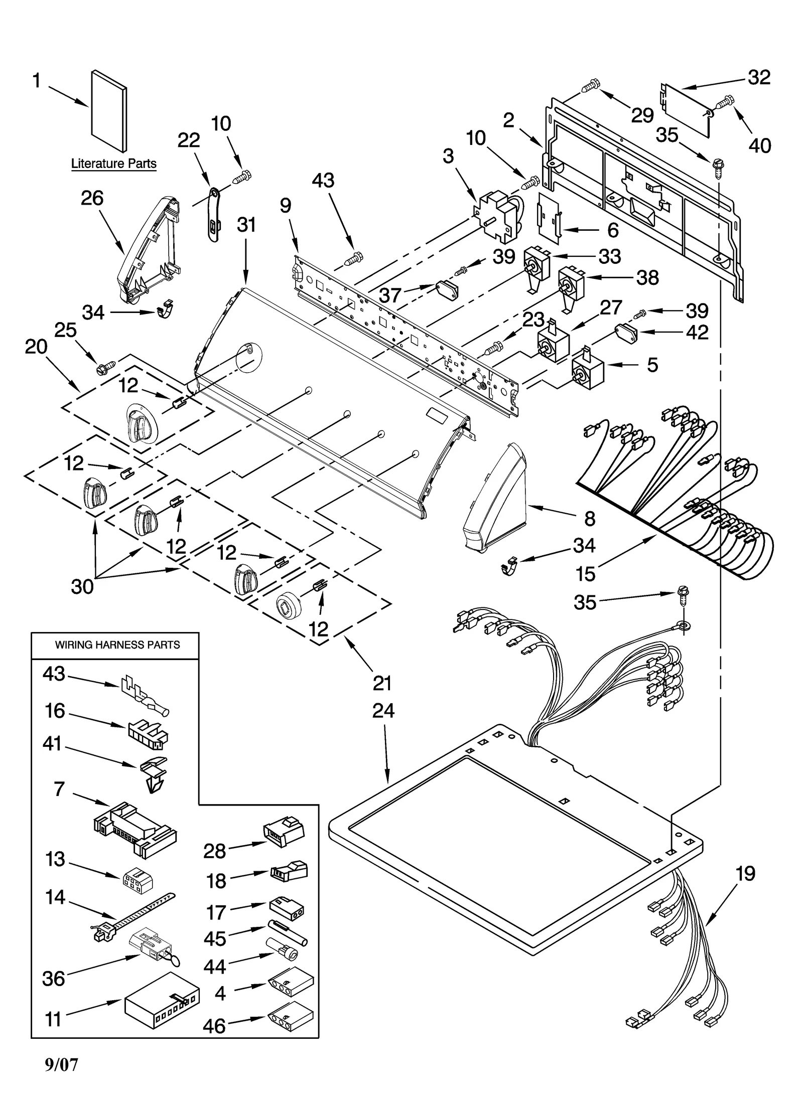 TOP AND CONSOLE PARTS