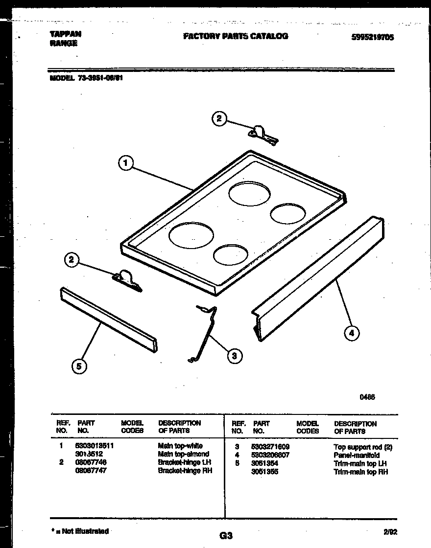 03 - COOKTOP PARTS