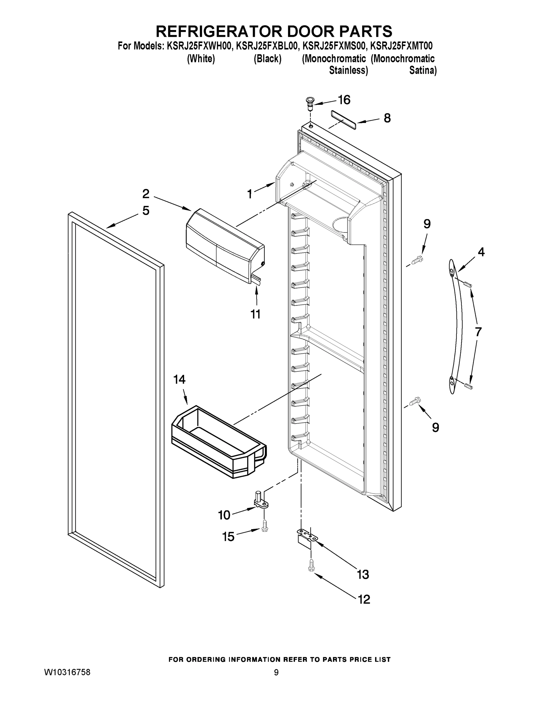 06 - REFRIGERATOR DOOR PARTS