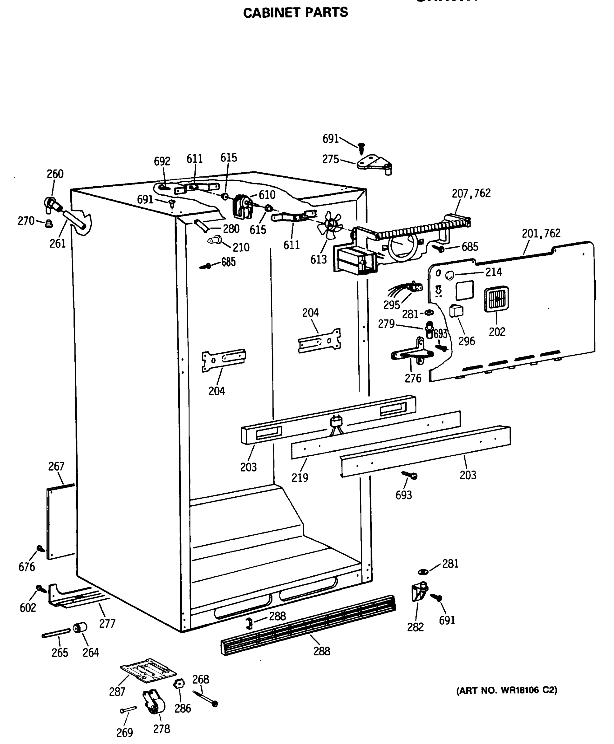 CABINET PARTS