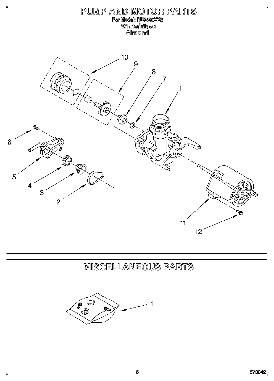 05 - PUMP AND MOTOR, MISCELLANEOUS