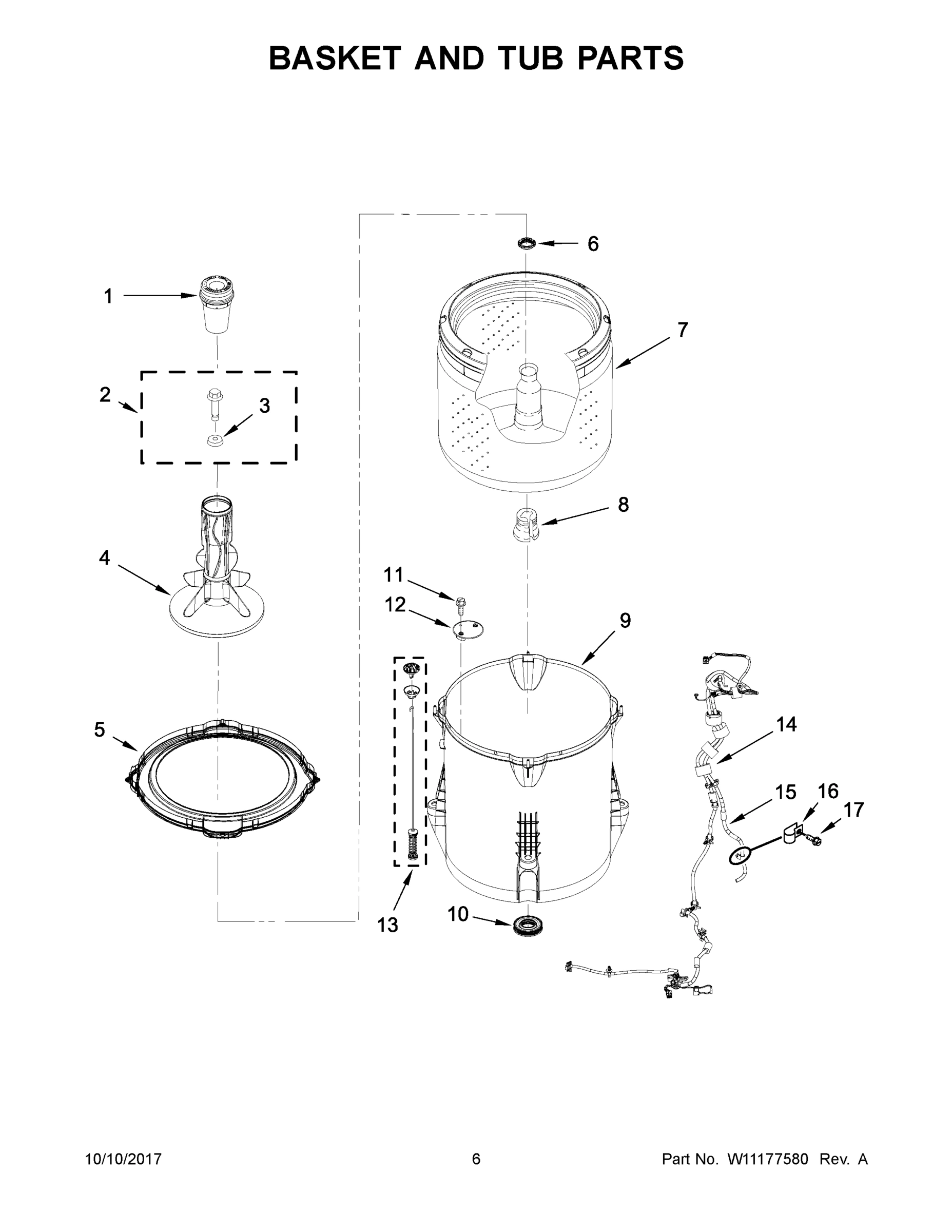 04 - BASKET AND TUB PARTS