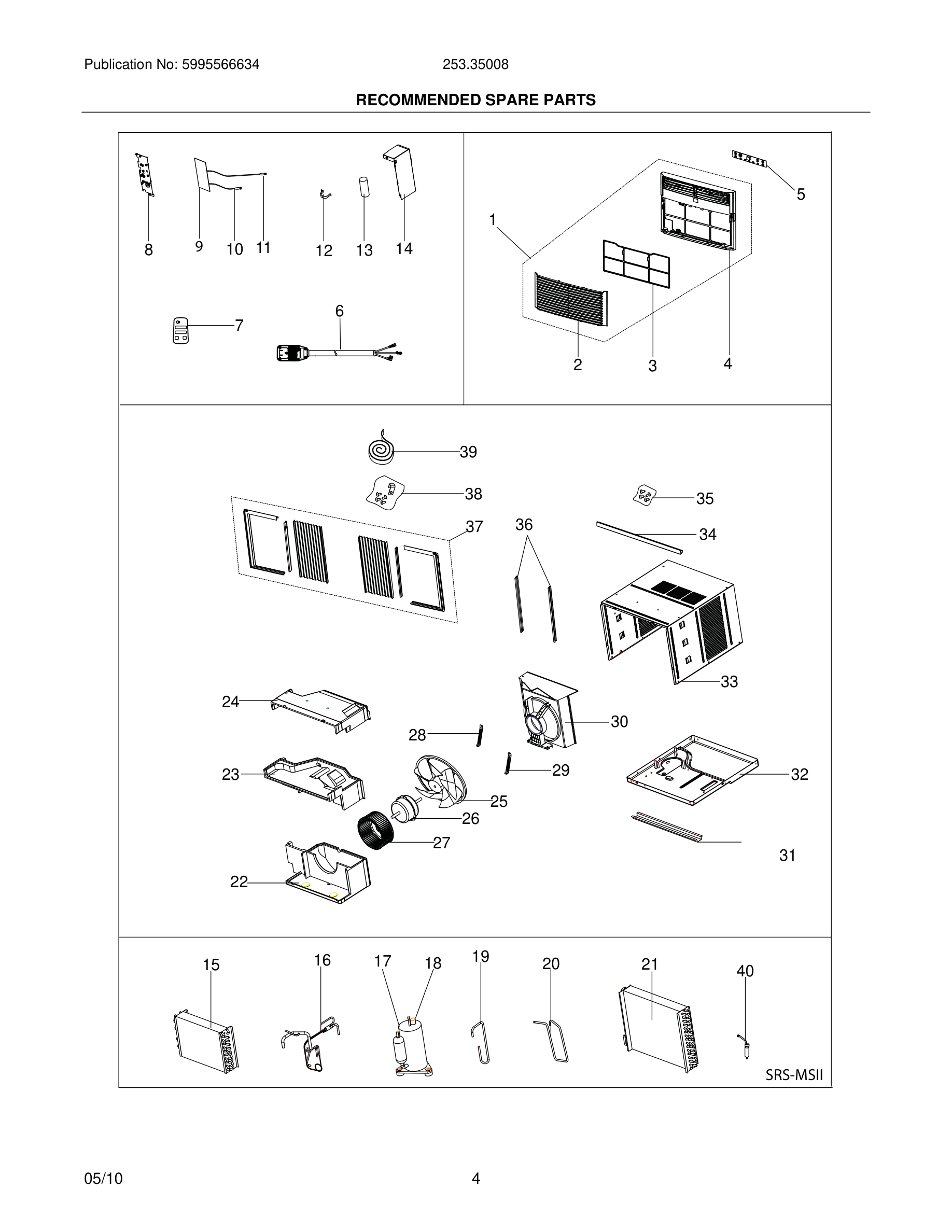 05 - RECOMMENDED SPARE PARTS